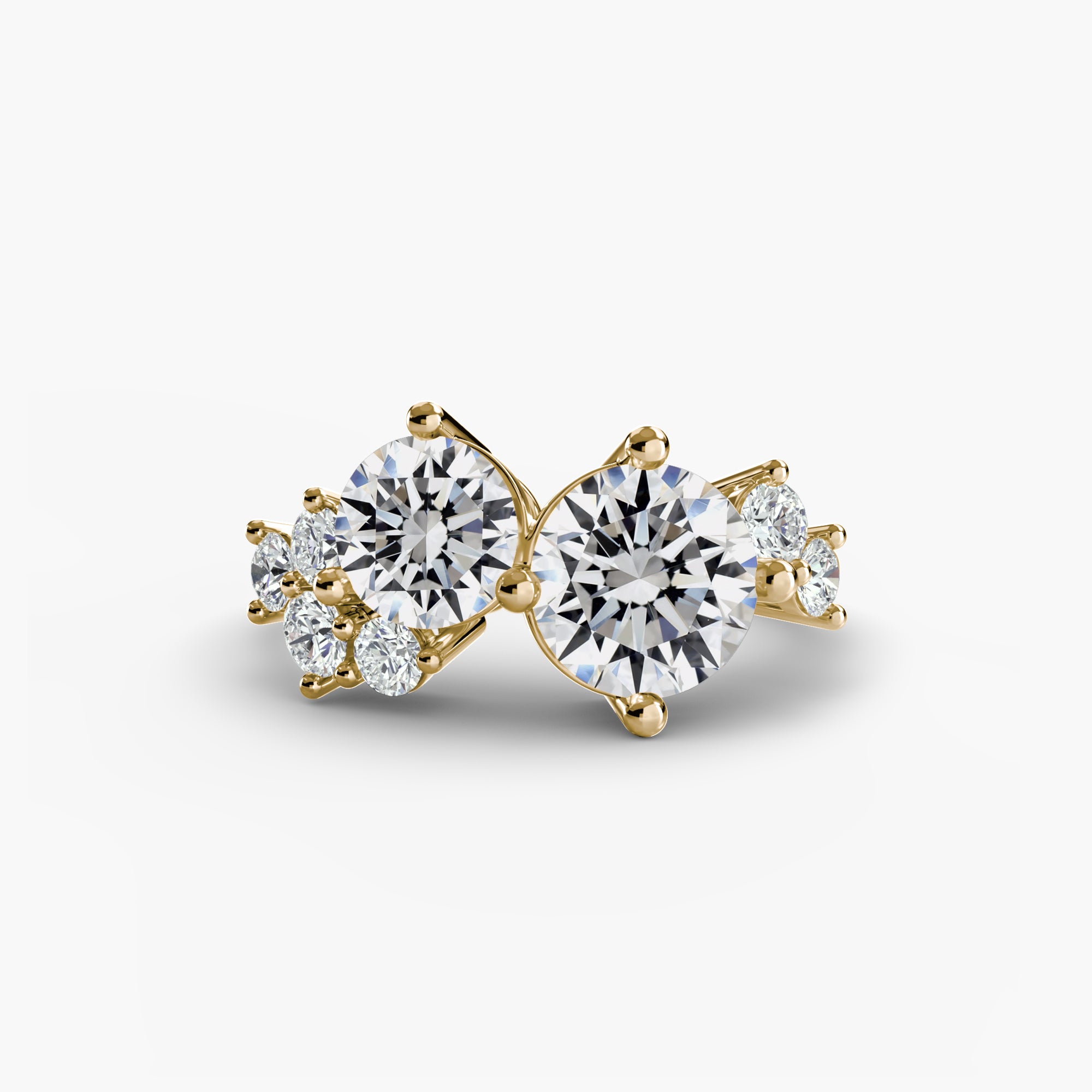 Round Cluster Embrace Setting