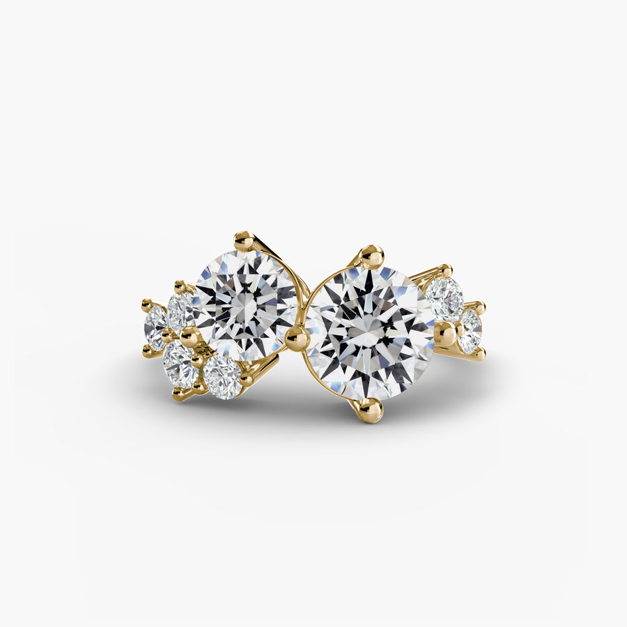 Round Cluster Embrace Setting