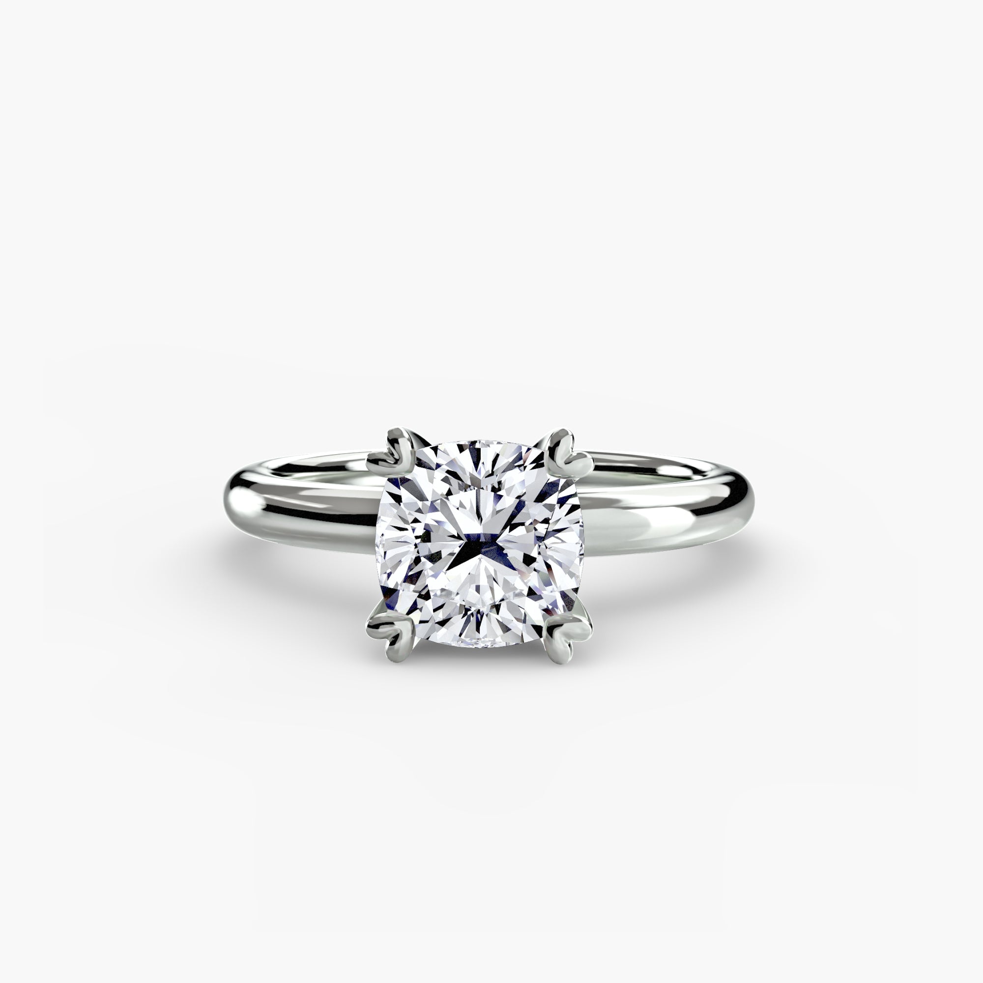 Double Prong Solitaire Setting