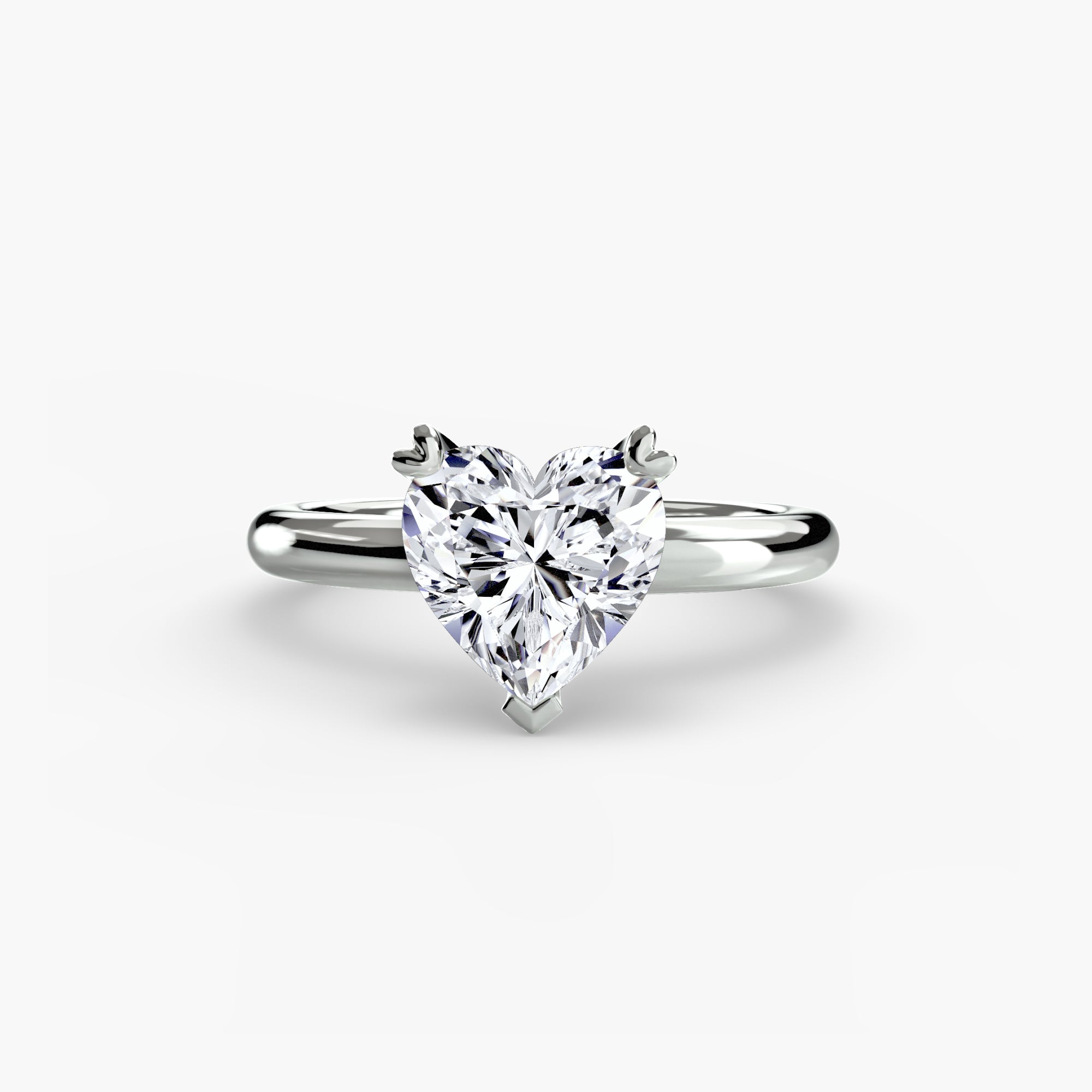 Double Prong Solitaire Setting