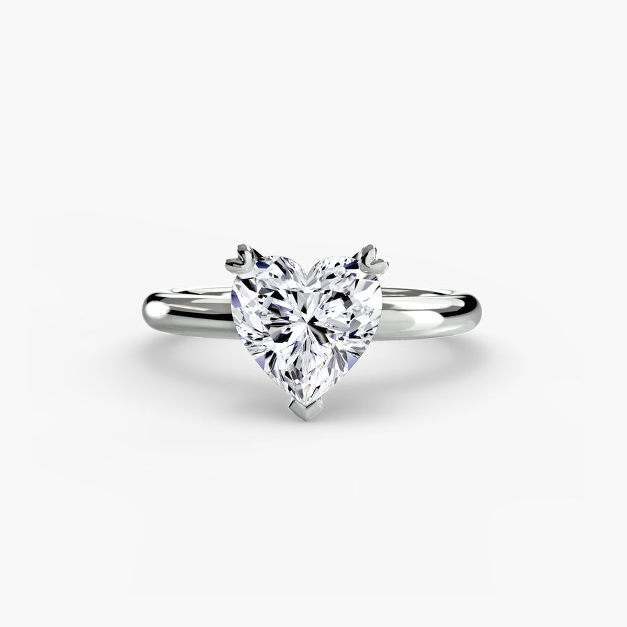Double Prong Solitaire Setting