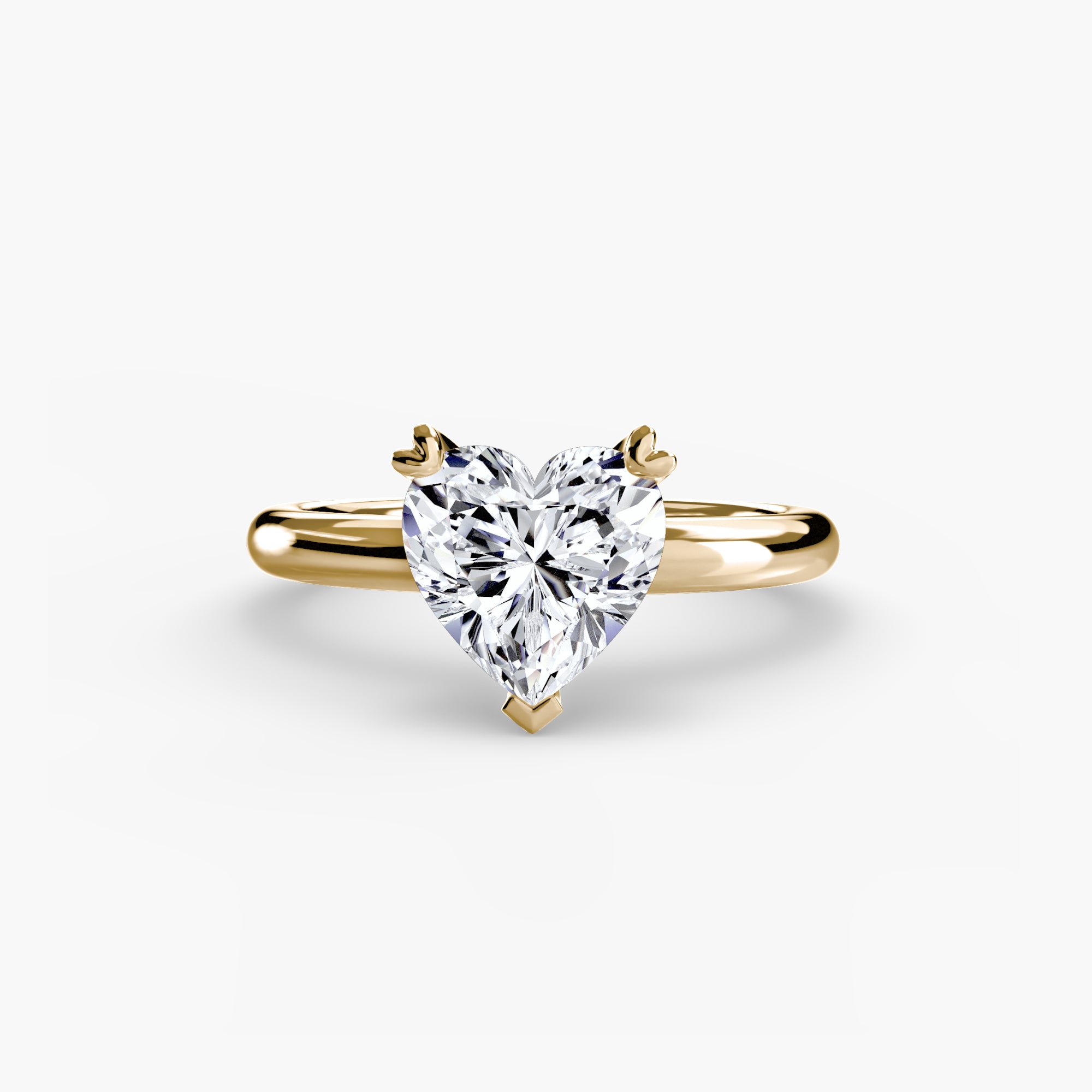 Double Prong Solitaire Setting