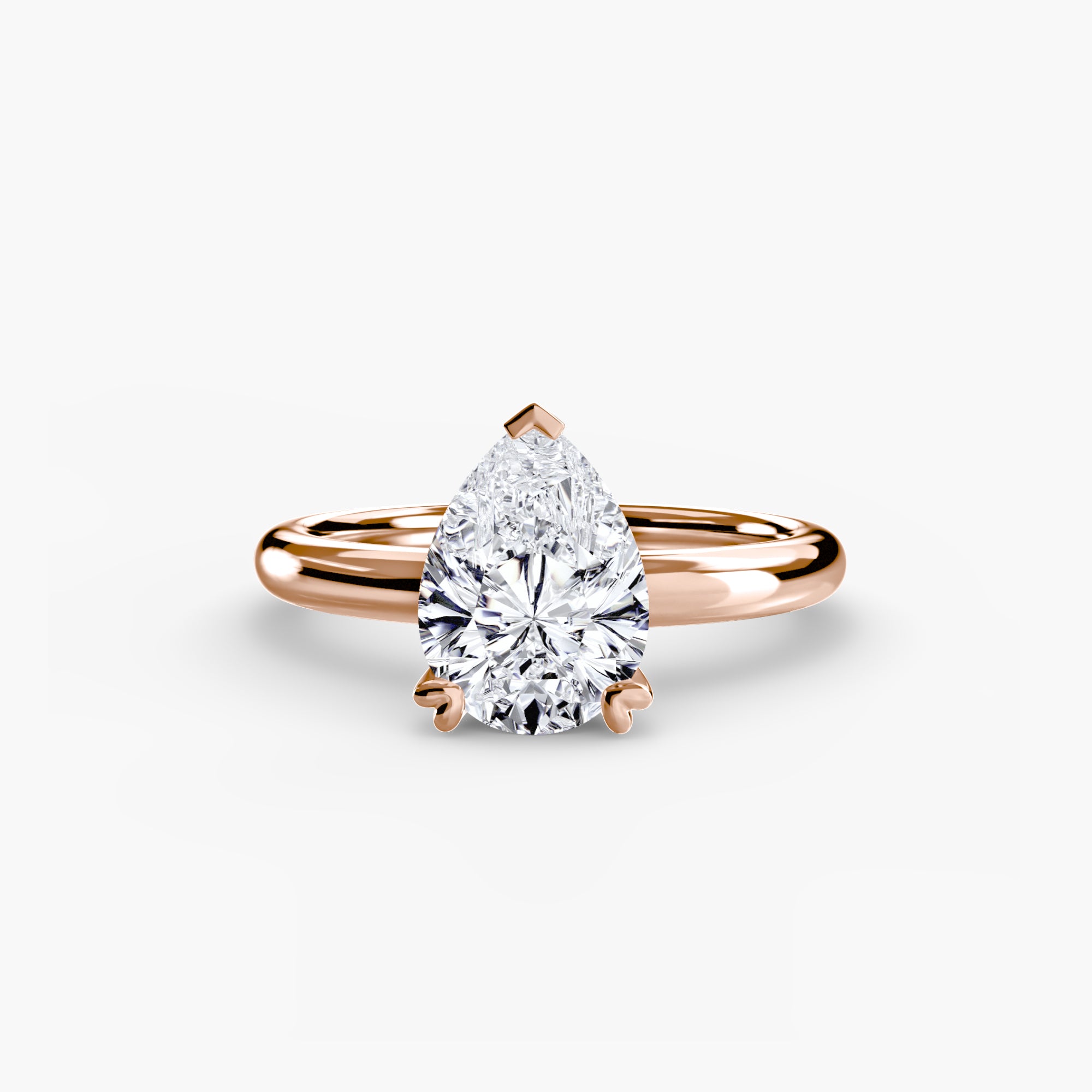 Double Prong Solitaire Setting