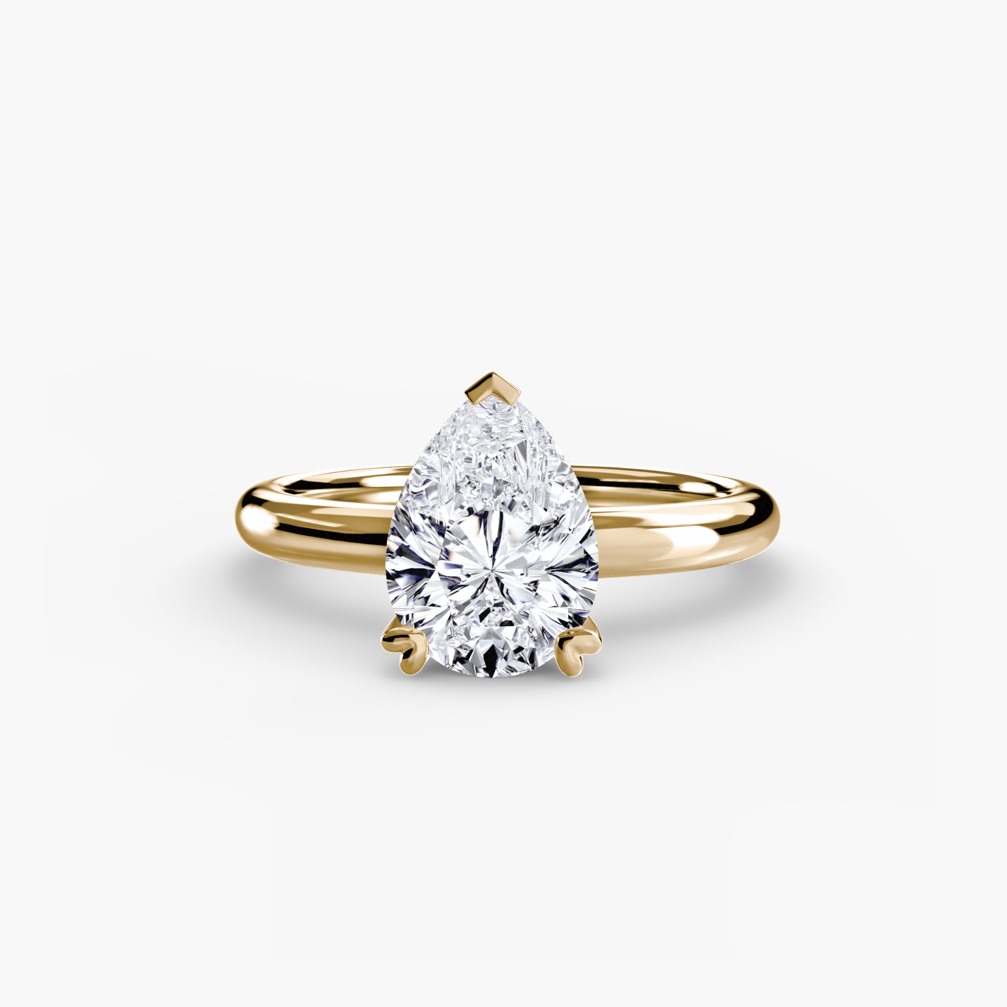 Double Prong Solitaire Setting