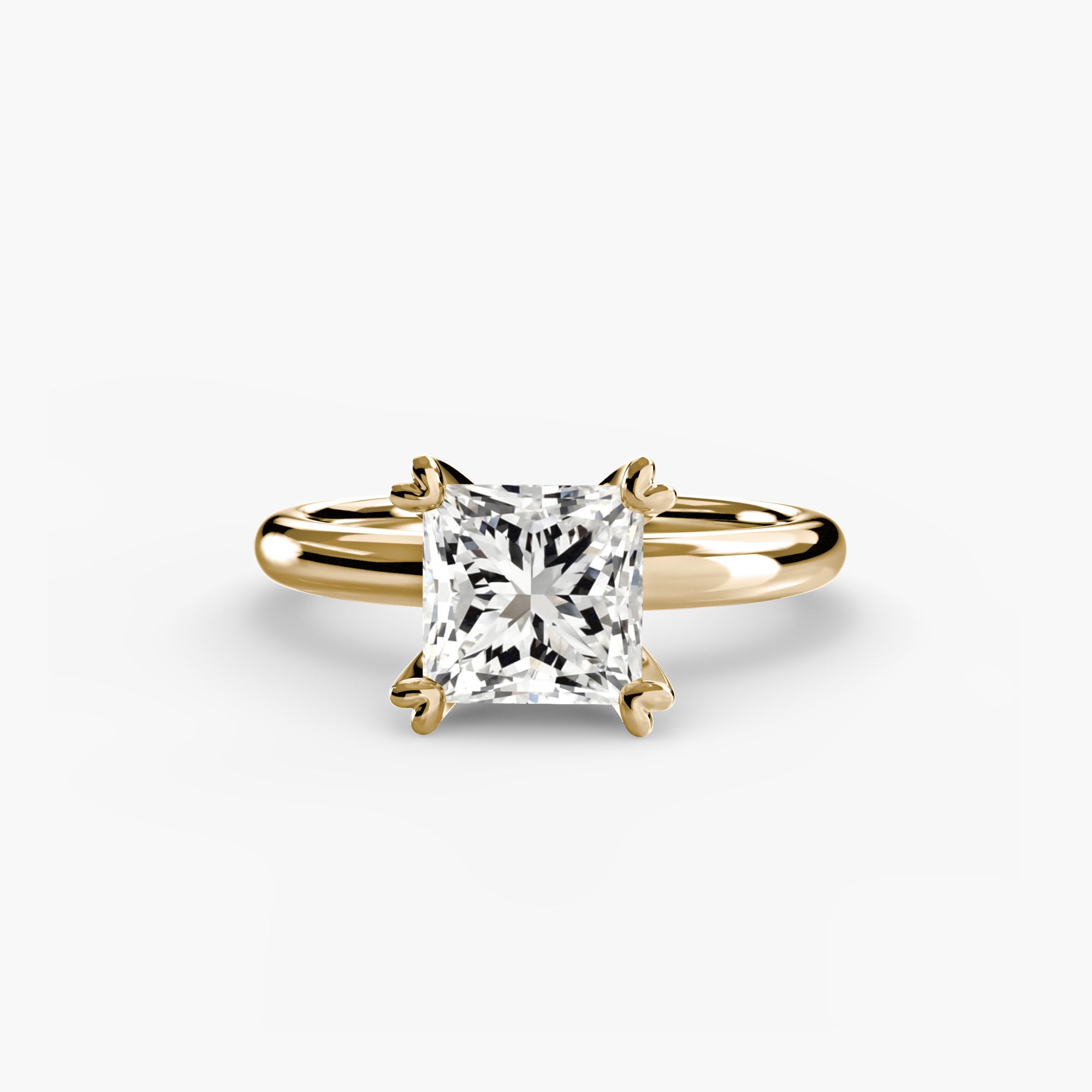 Double Prong Solitaire Setting