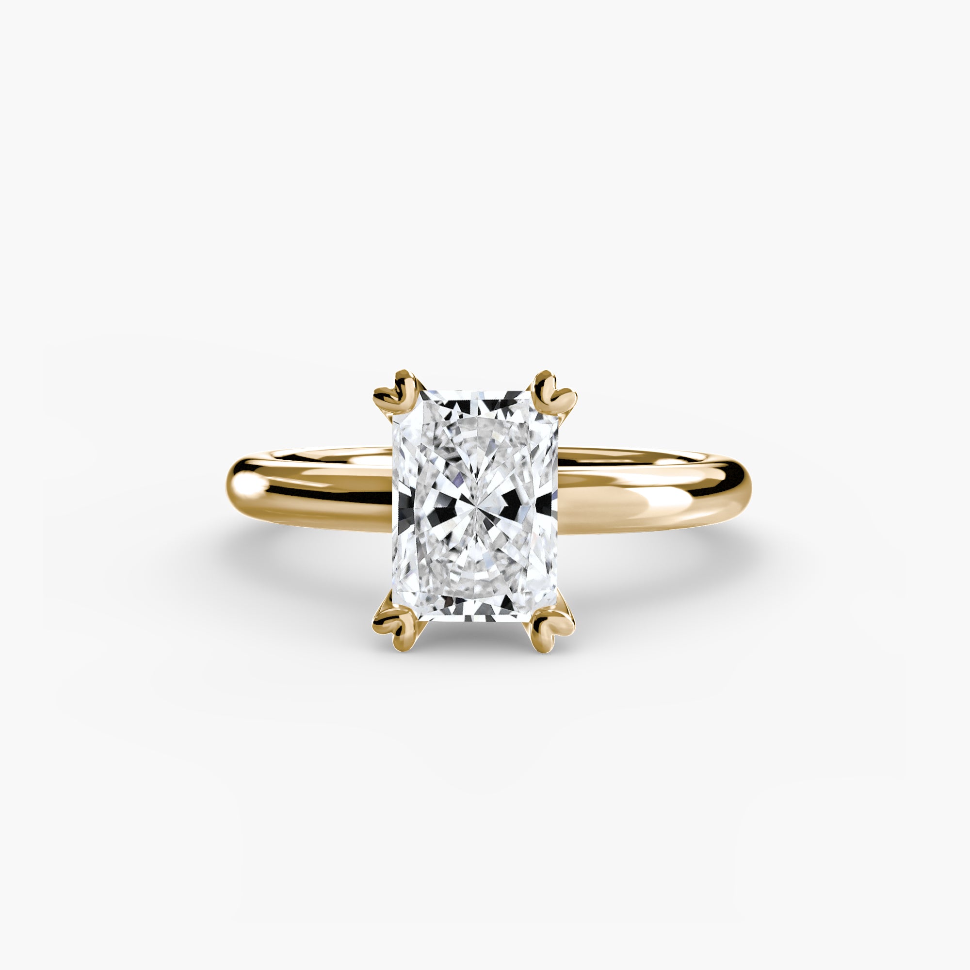 Double Prong Solitaire Setting