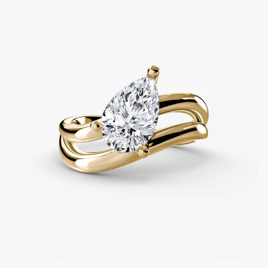 Pear Double Band Wave Setting