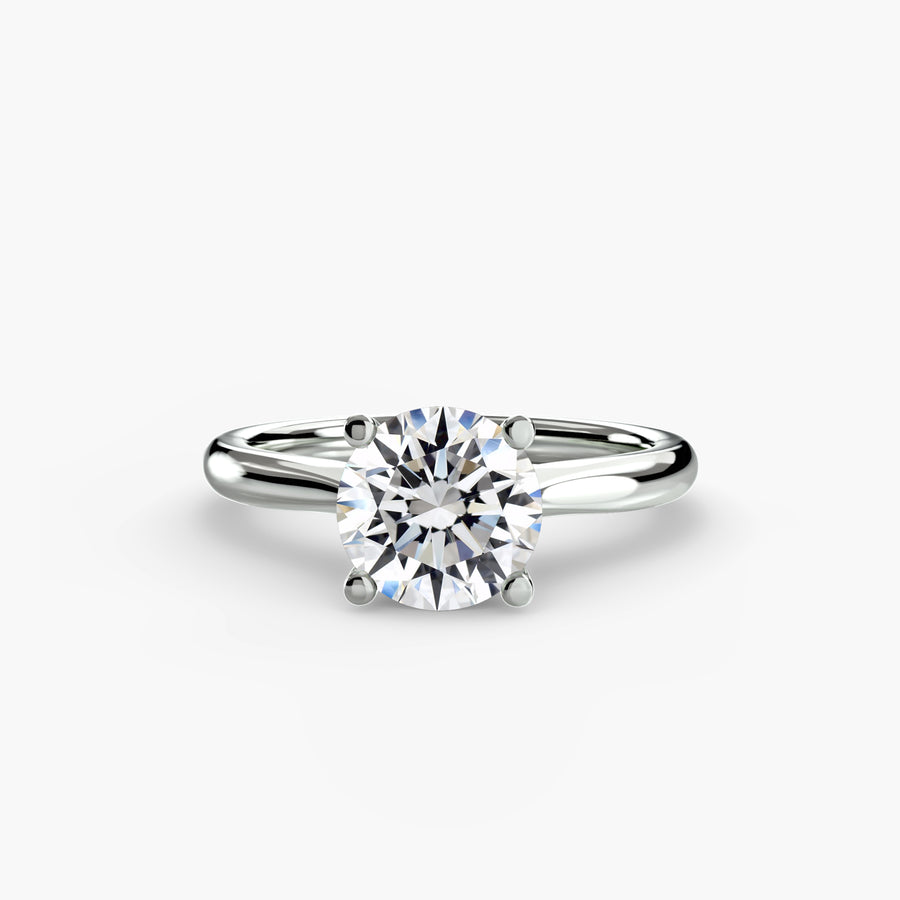 Round Solitaire Setting