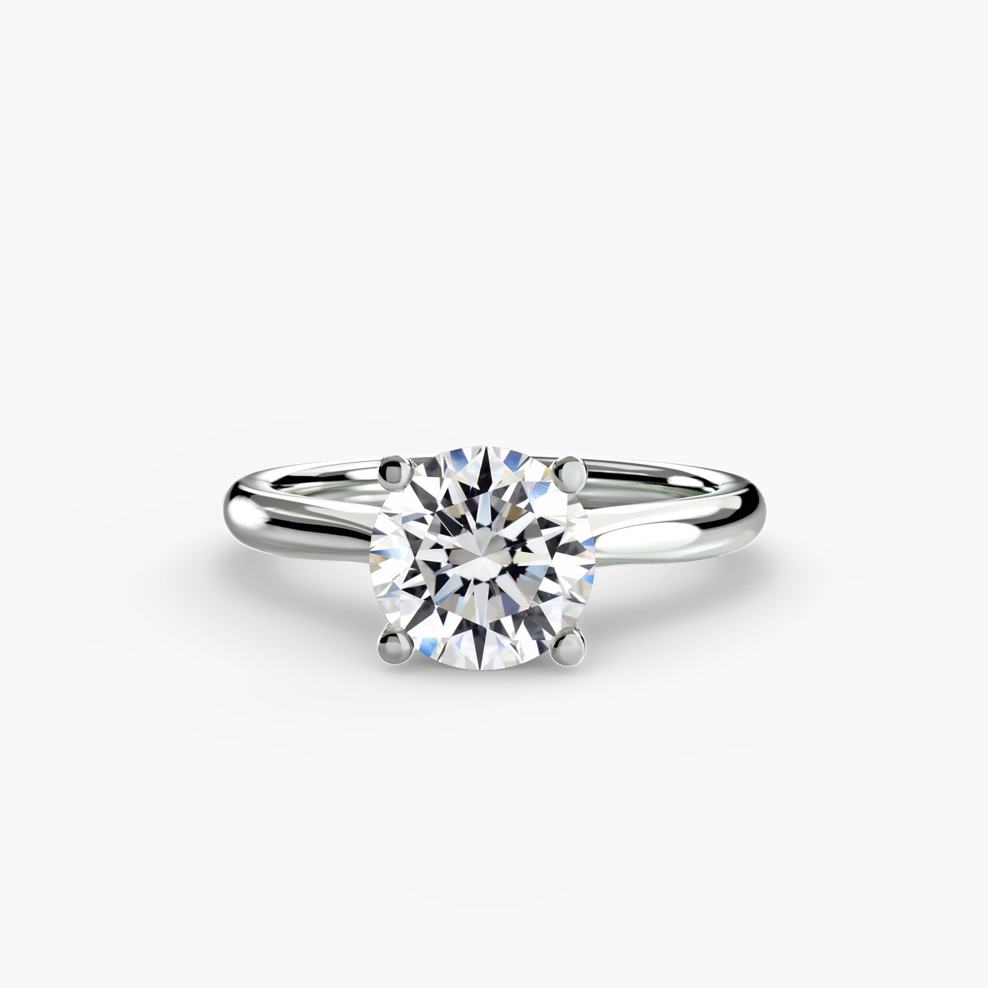 Round Solitaire Setting