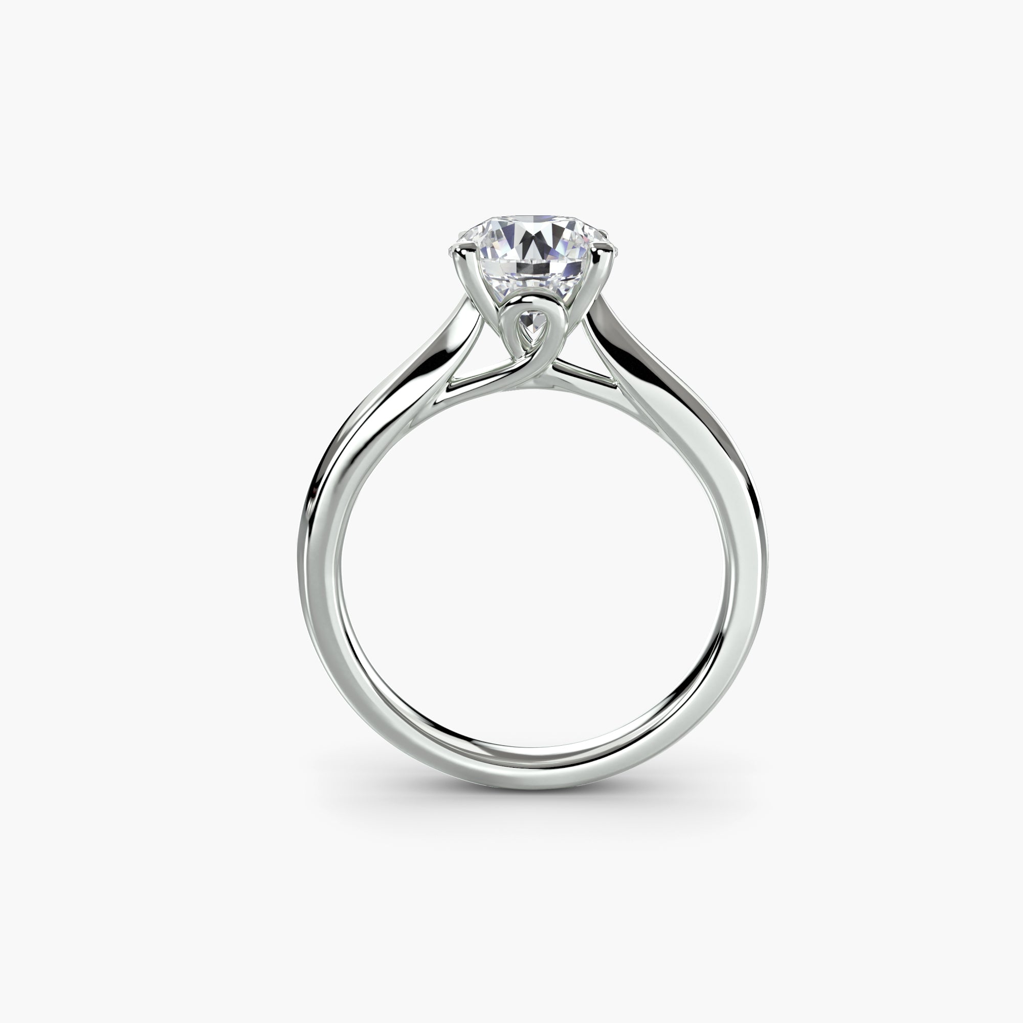 Round Solitaire Setting