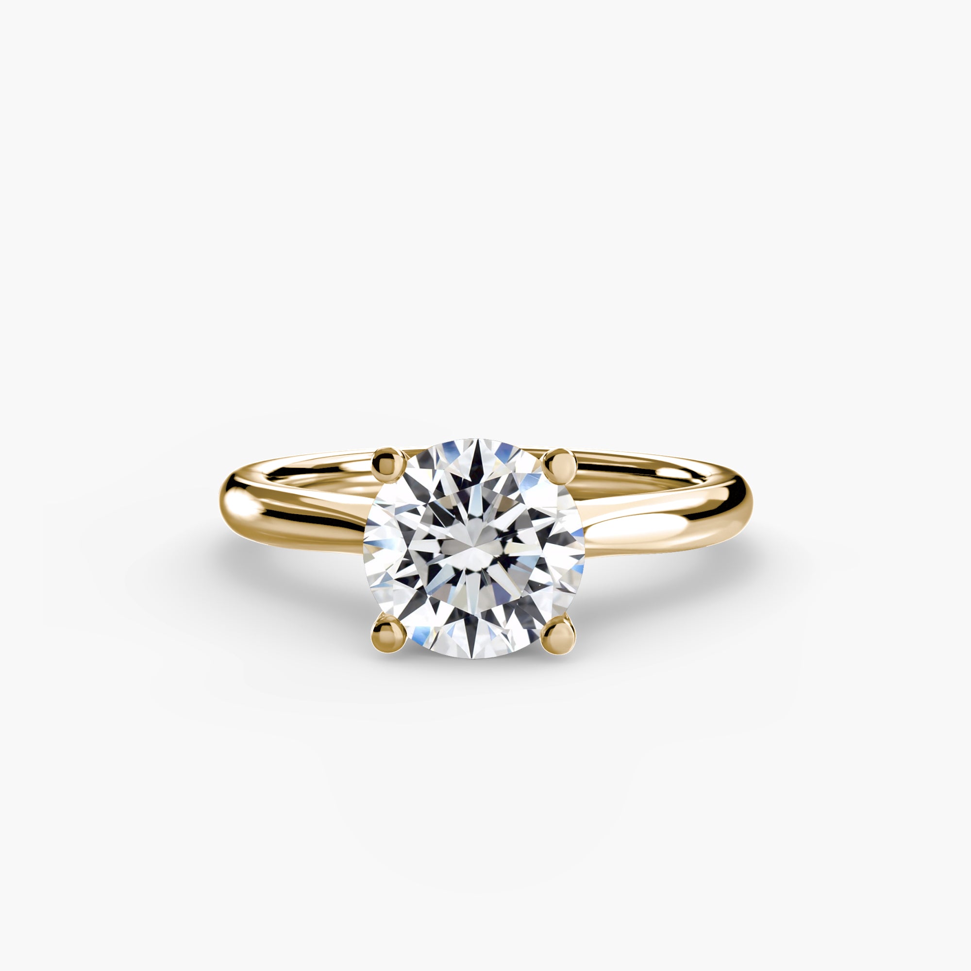 Round Solitaire Setting