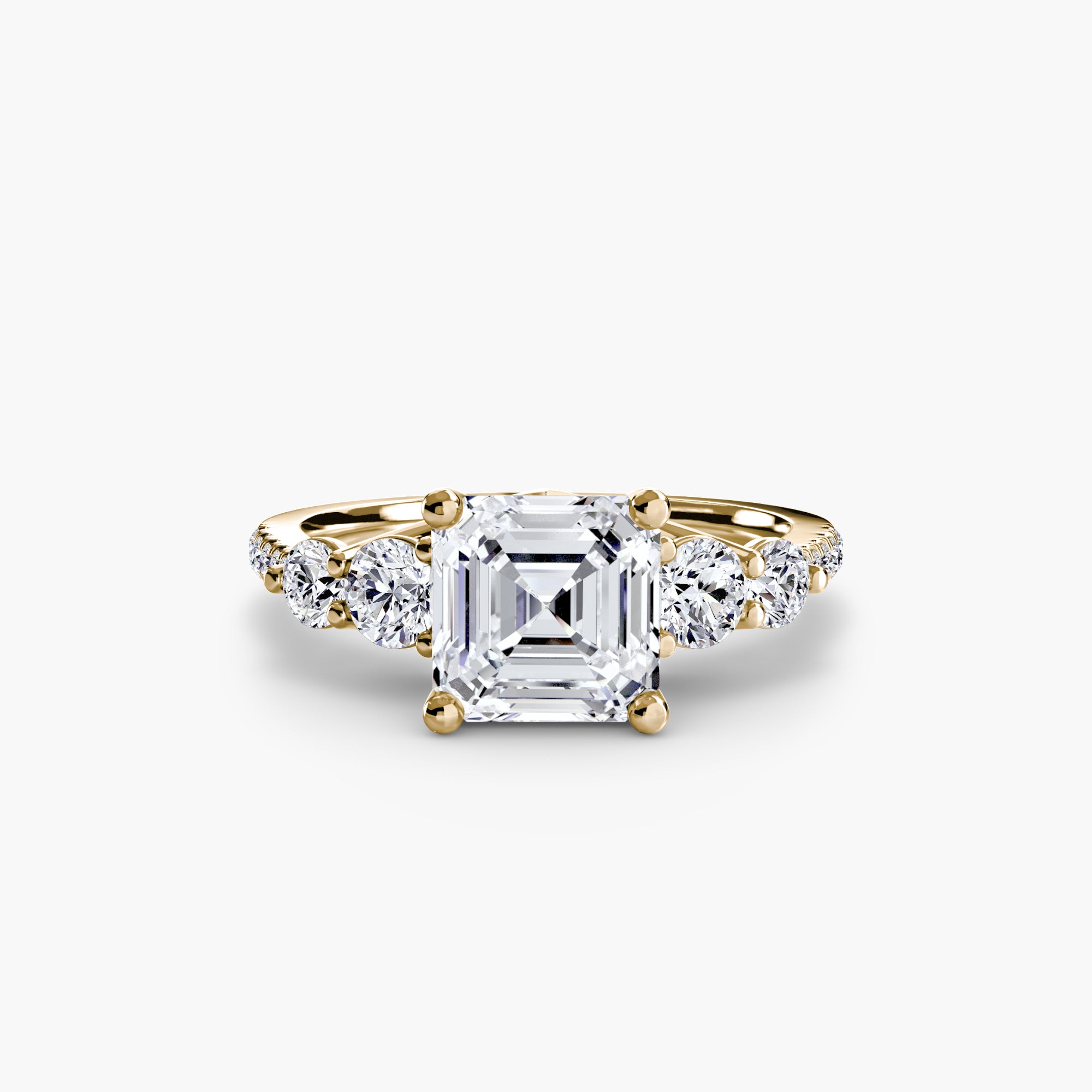 Five Stone Pavé Setting