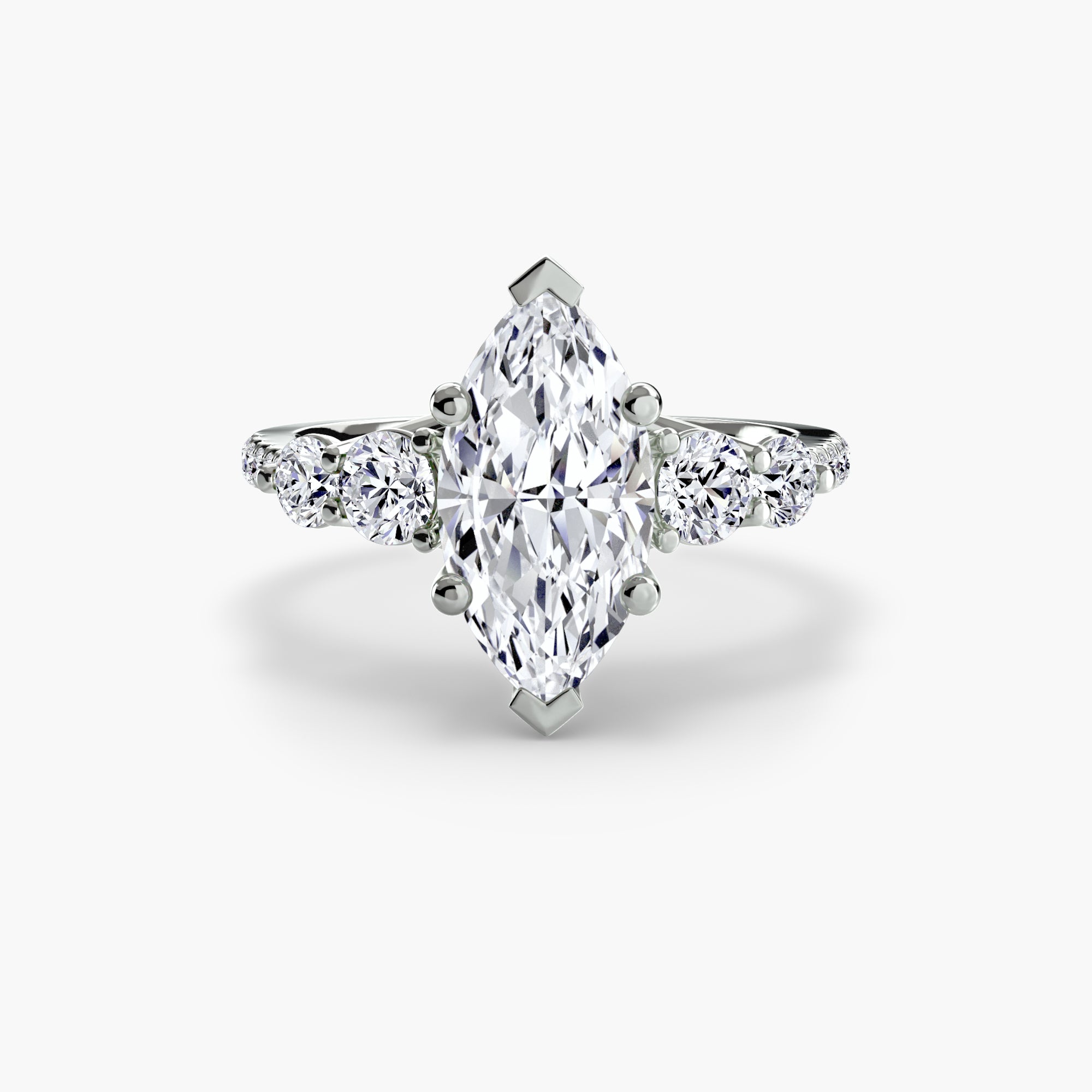 Five Stone Pavé Setting