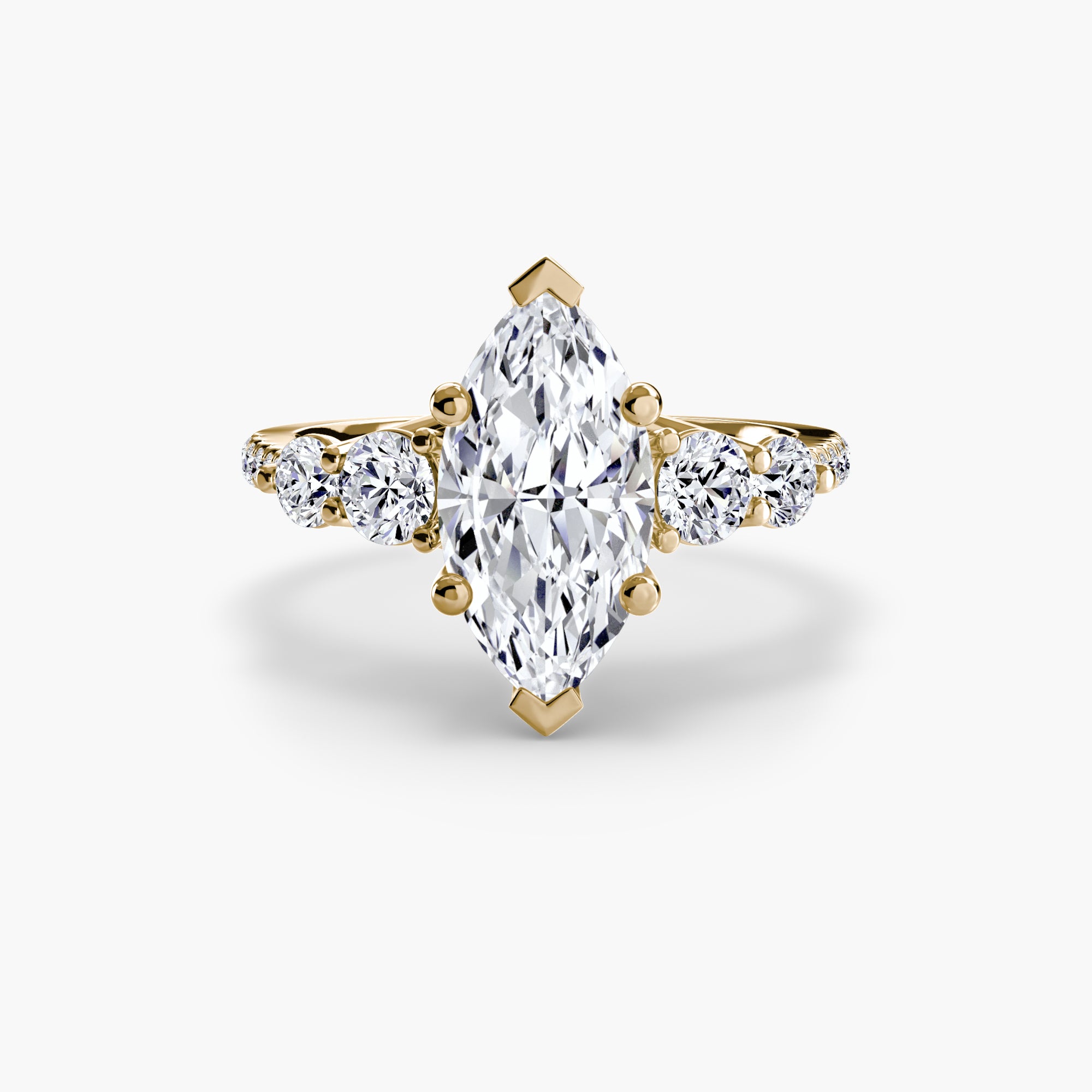 Five Stone Pavé Setting