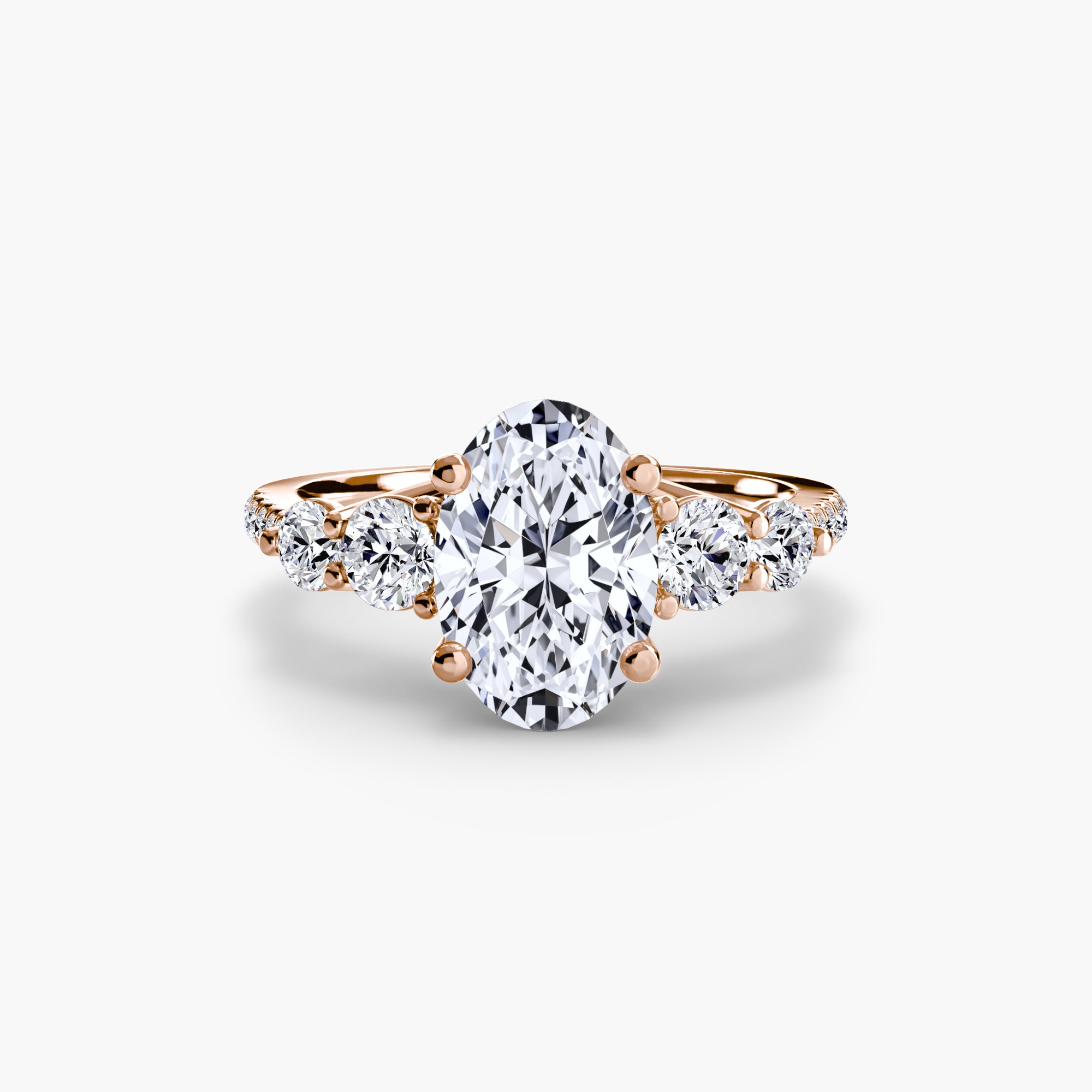 Five Stone Pavé Setting