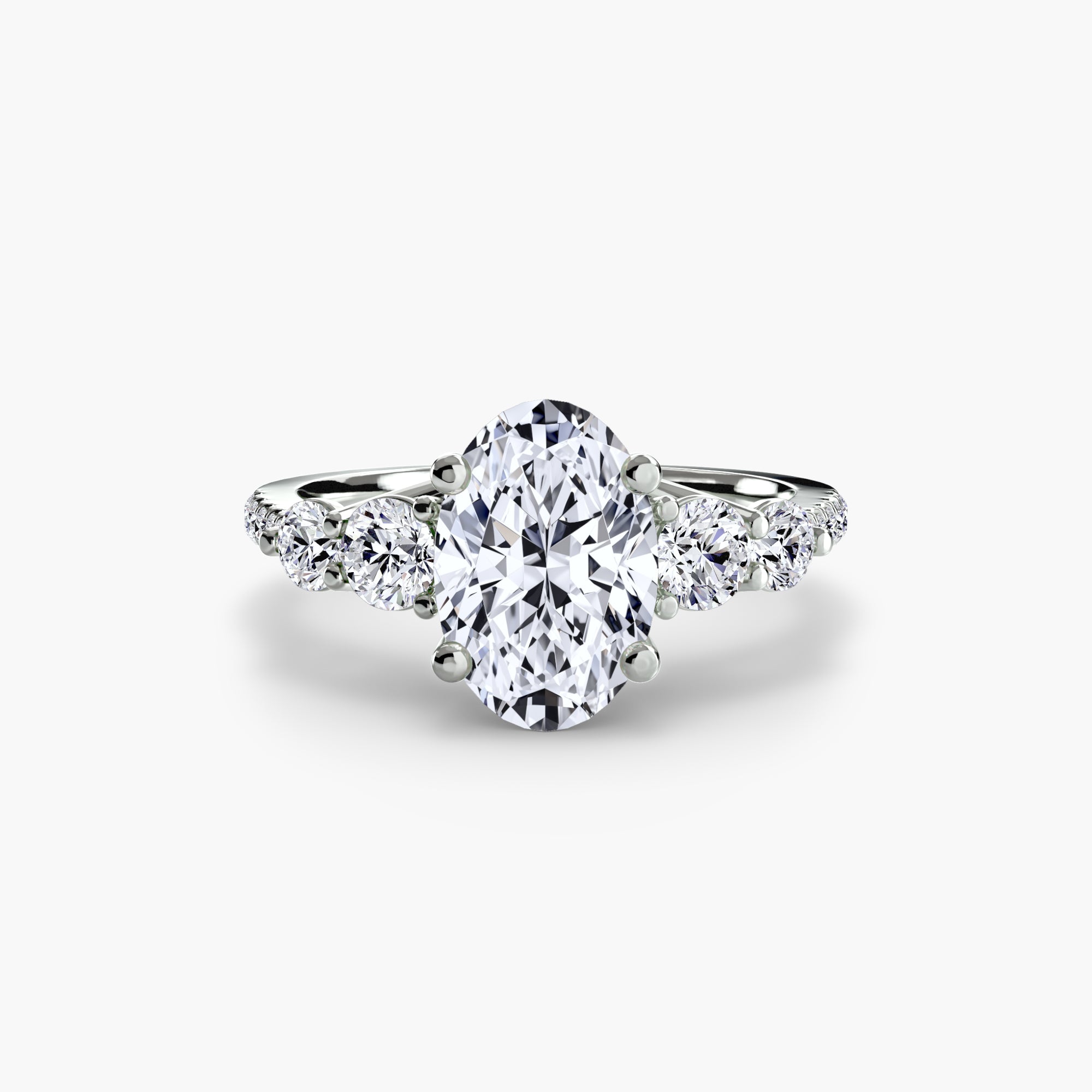 Five Stone Pavé Setting