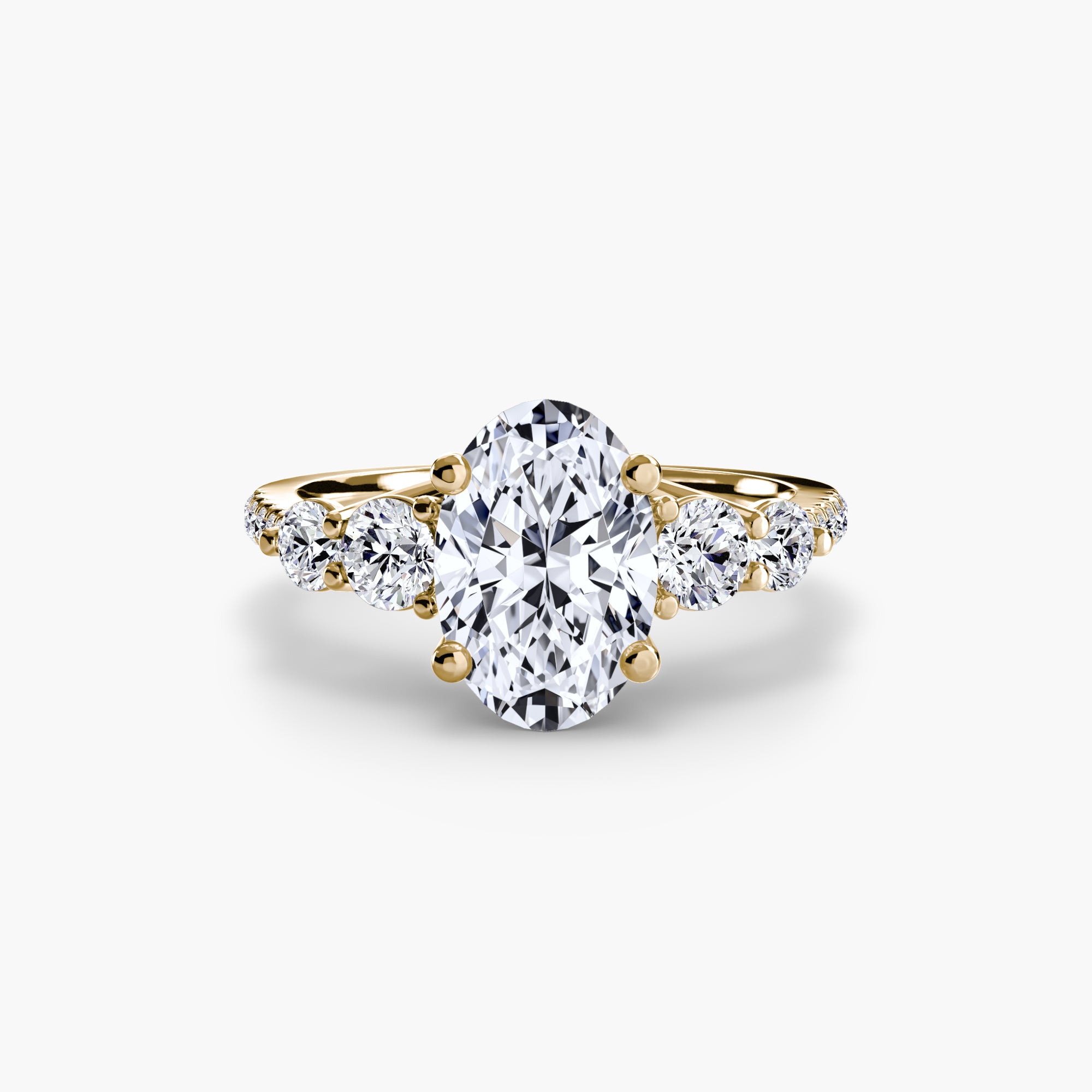 Five Stone Pavé Setting