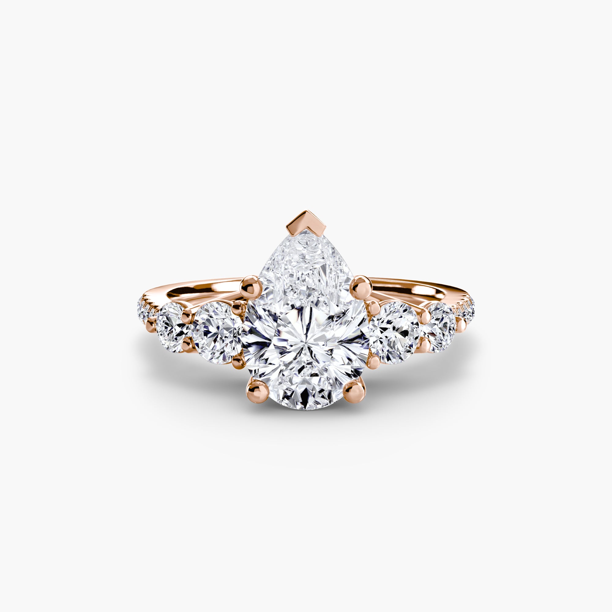 Five Stone Pavé Setting