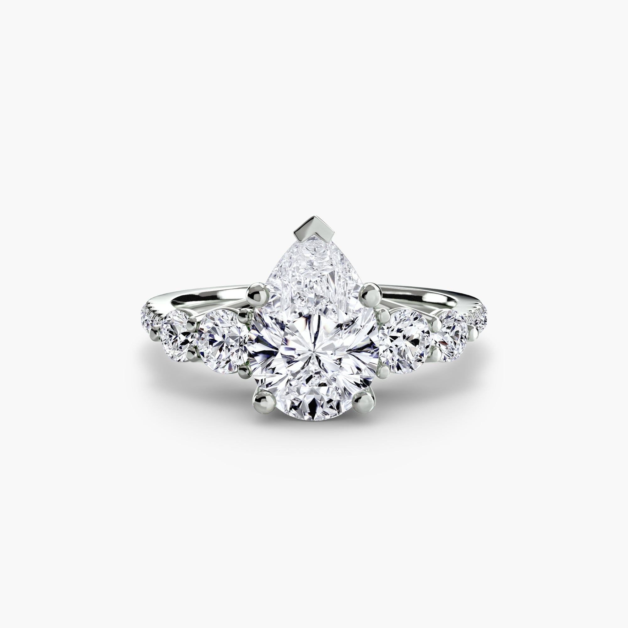 Five Stone Pavé Setting