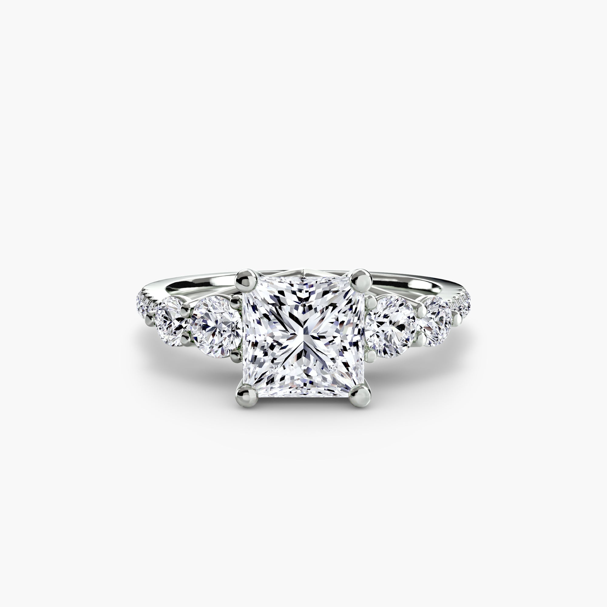 Five Stone Pavé Setting