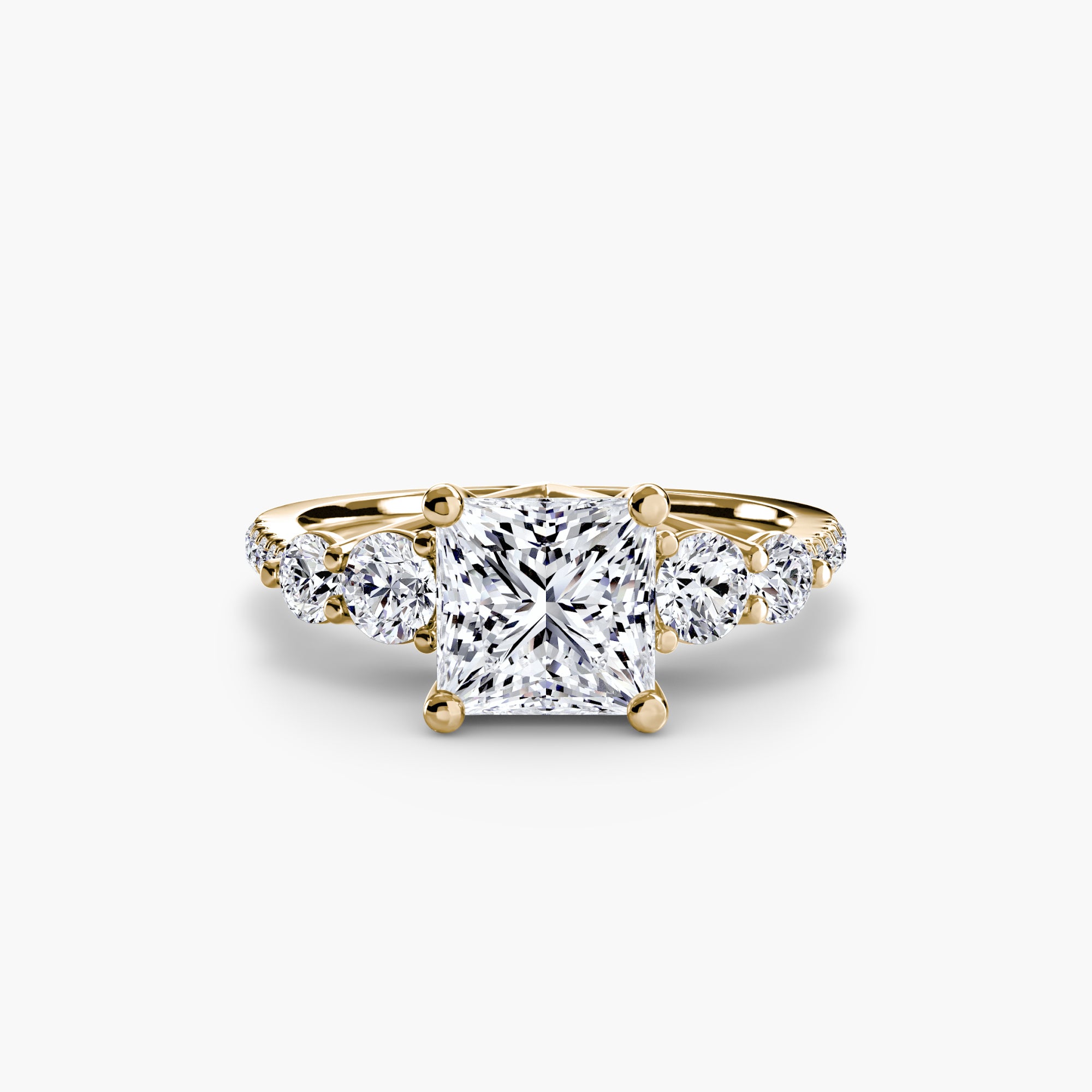 Five Stone Pavé Setting