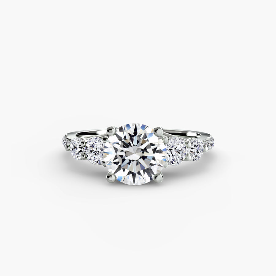 Five Stone Pavé Setting