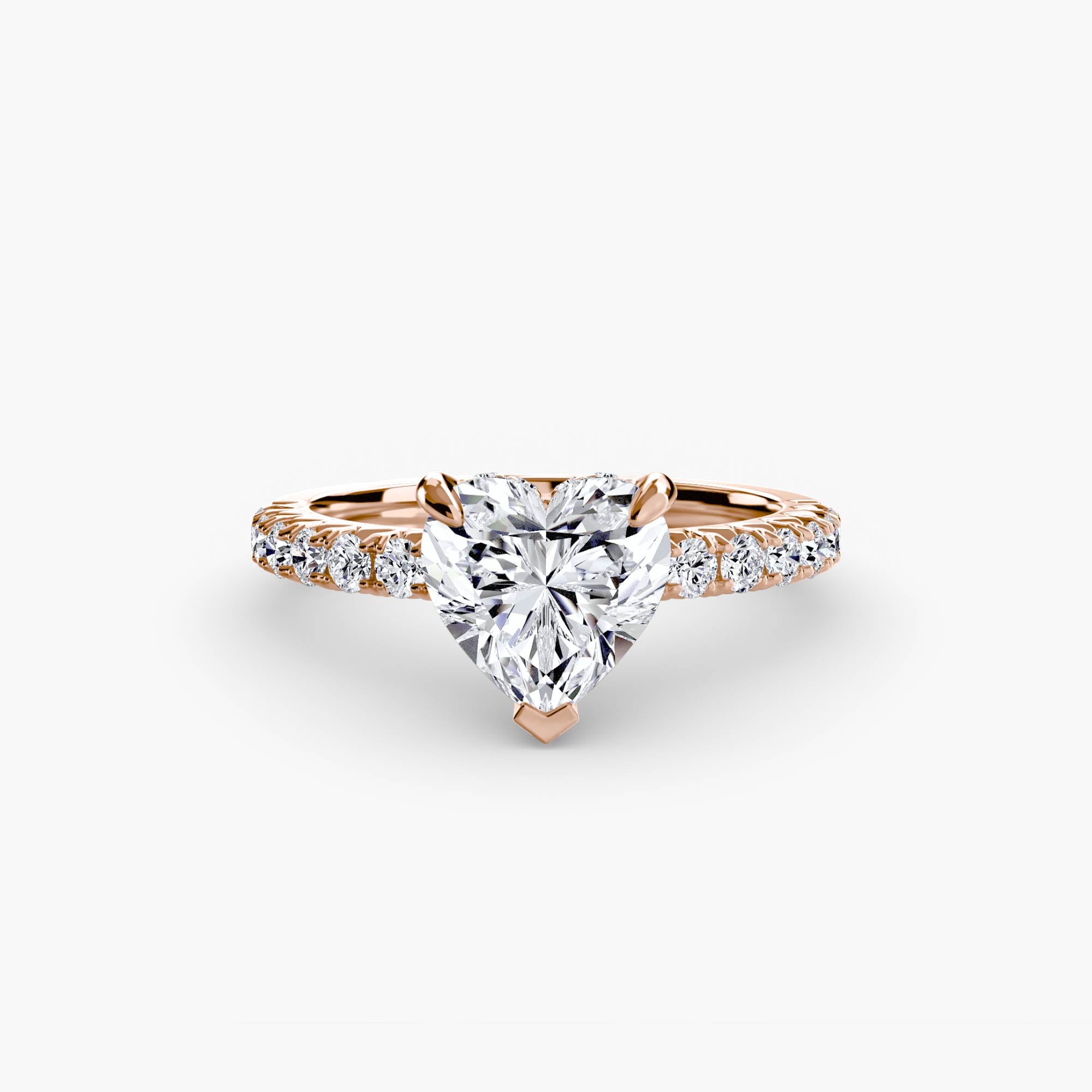 Wide Pavé Solitaire Setting