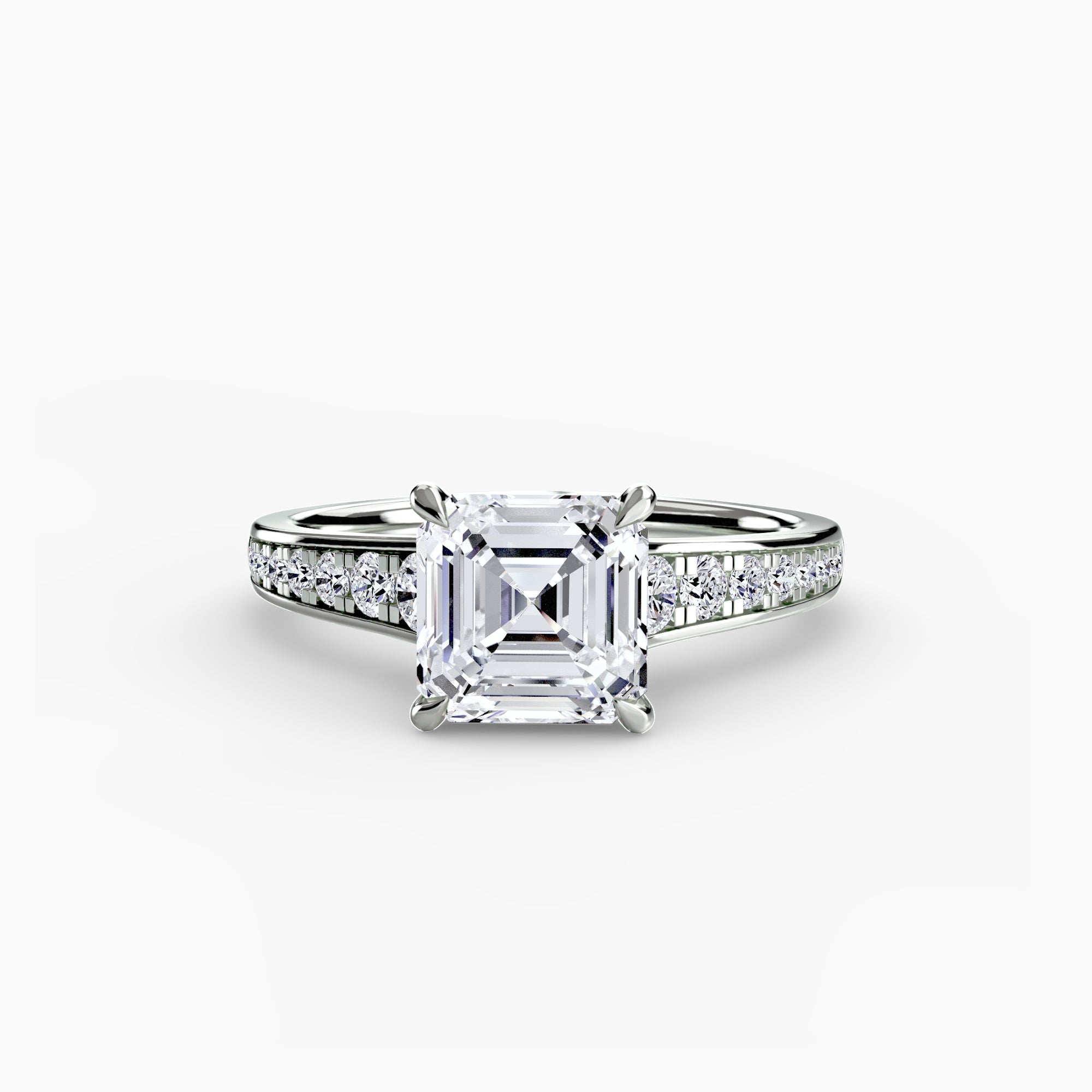Fine Pavé Solitaire Setting