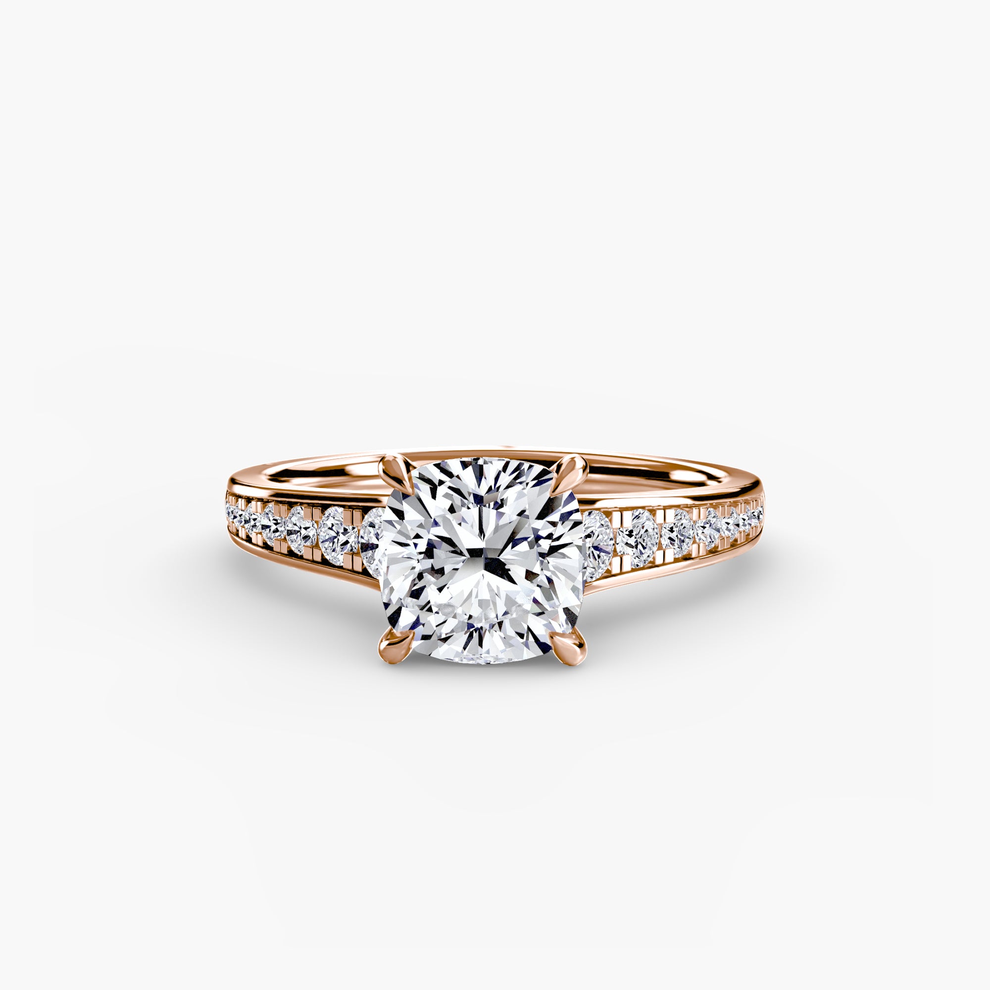 Fine Pavé Solitaire Setting