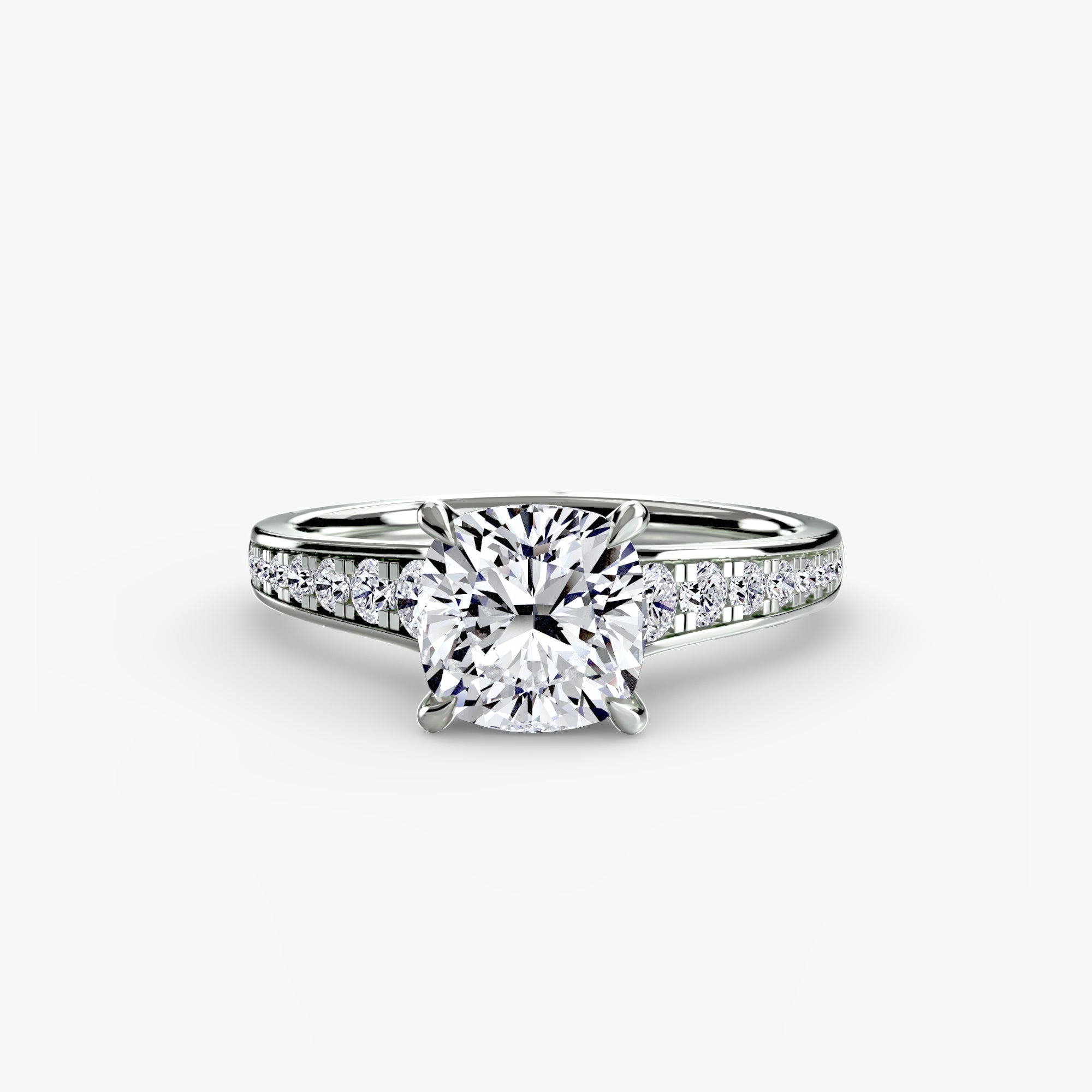 Fine Pavé Solitaire Setting