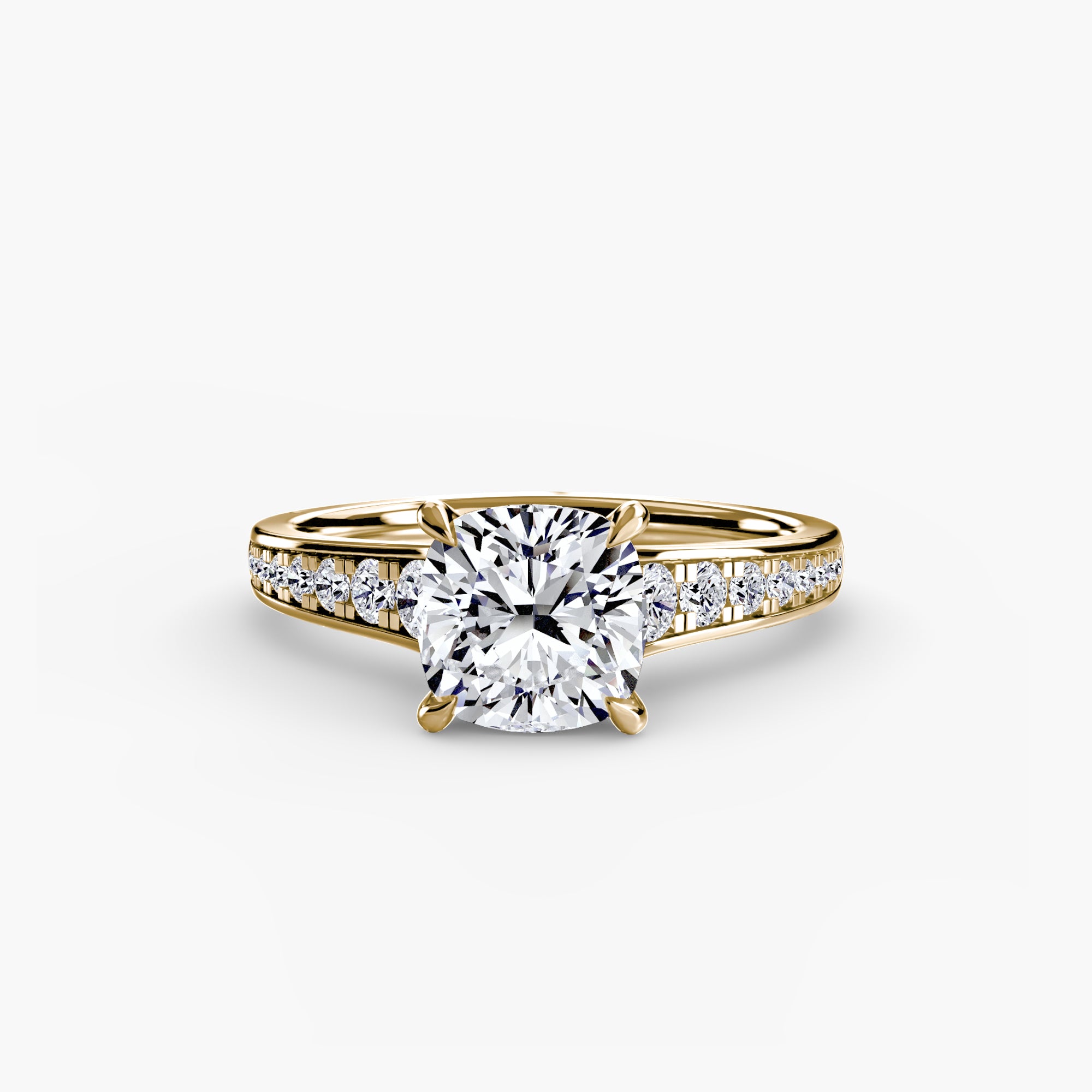 Fine Pavé Solitaire Setting