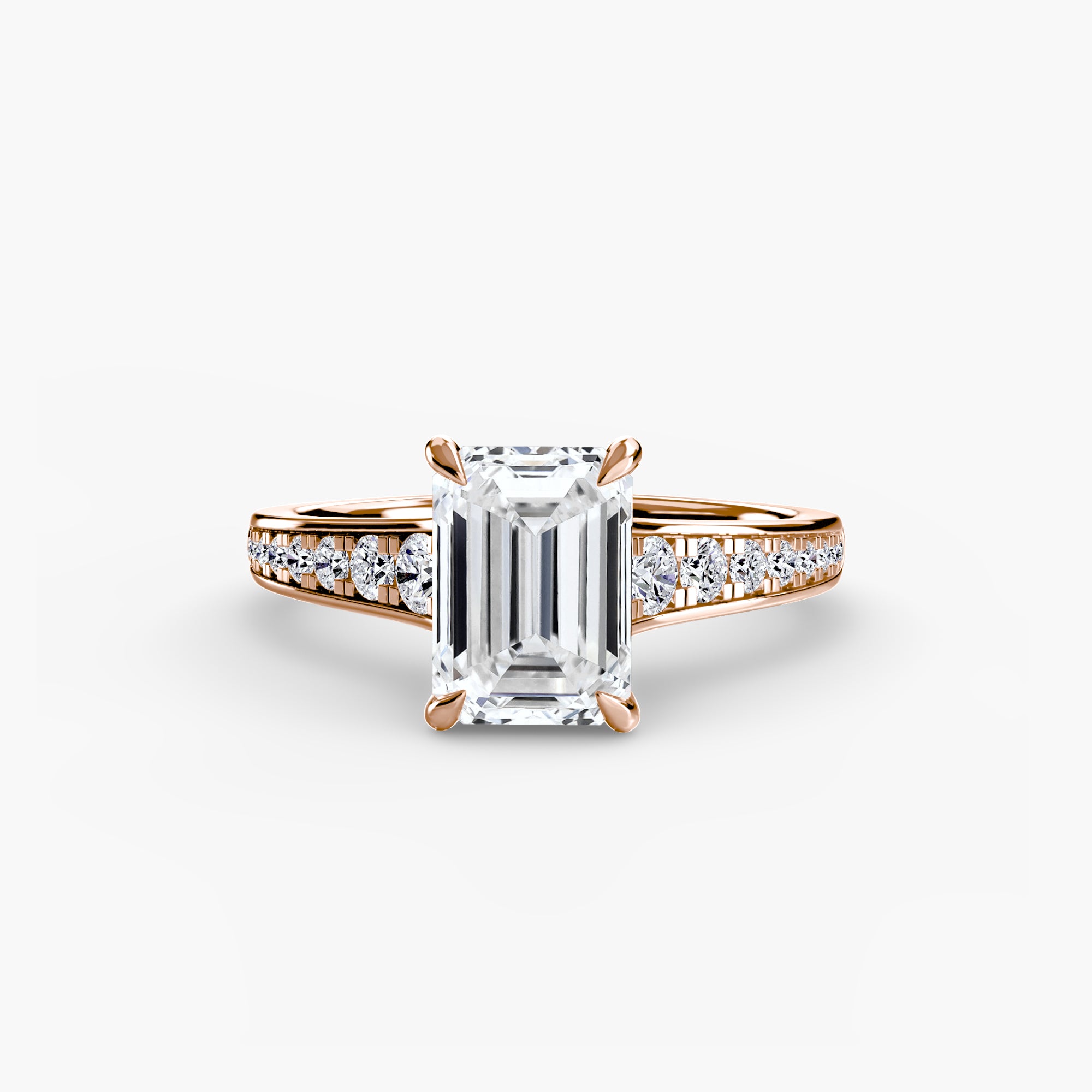 Fine Pavé Solitaire Setting