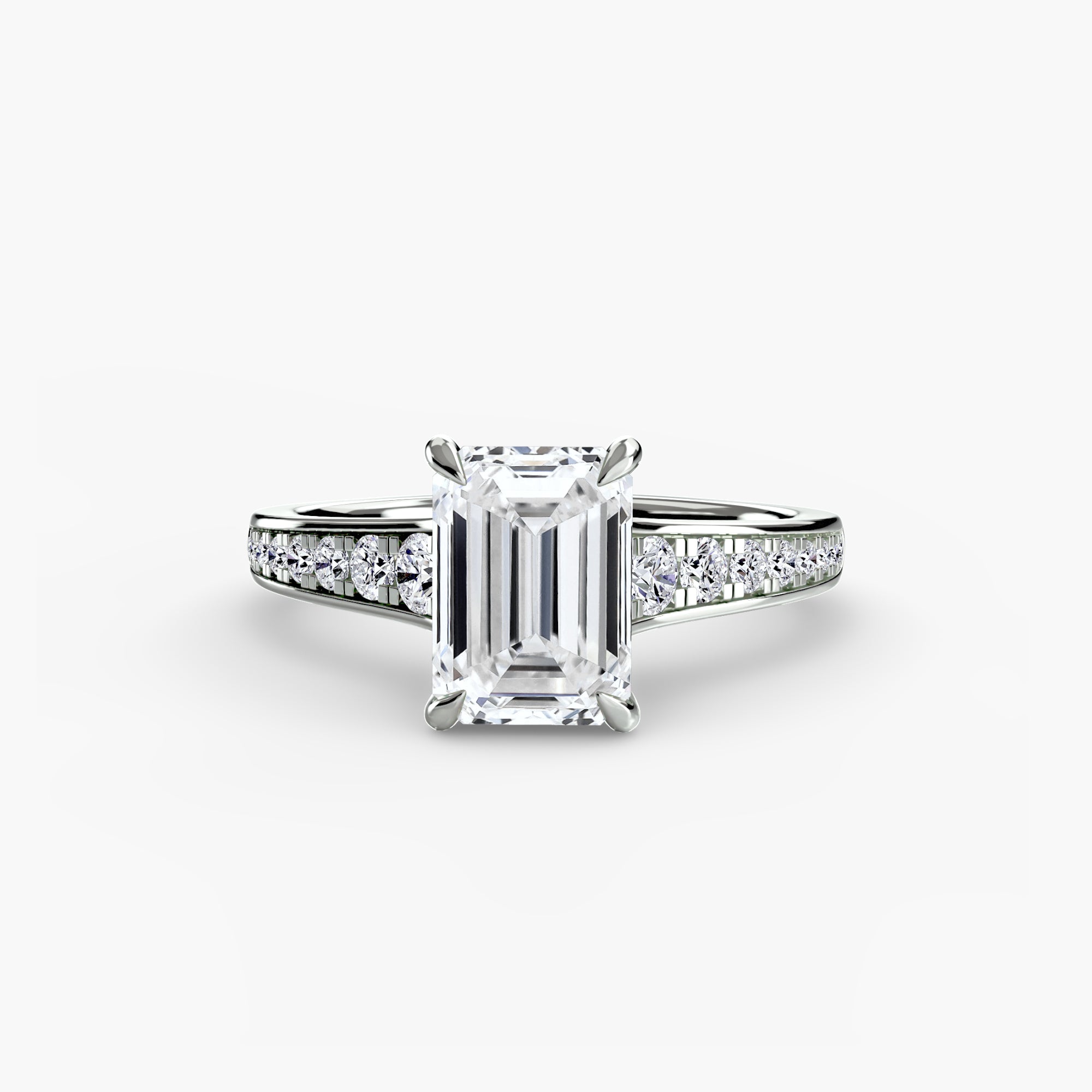 Fine Pavé Solitaire Setting