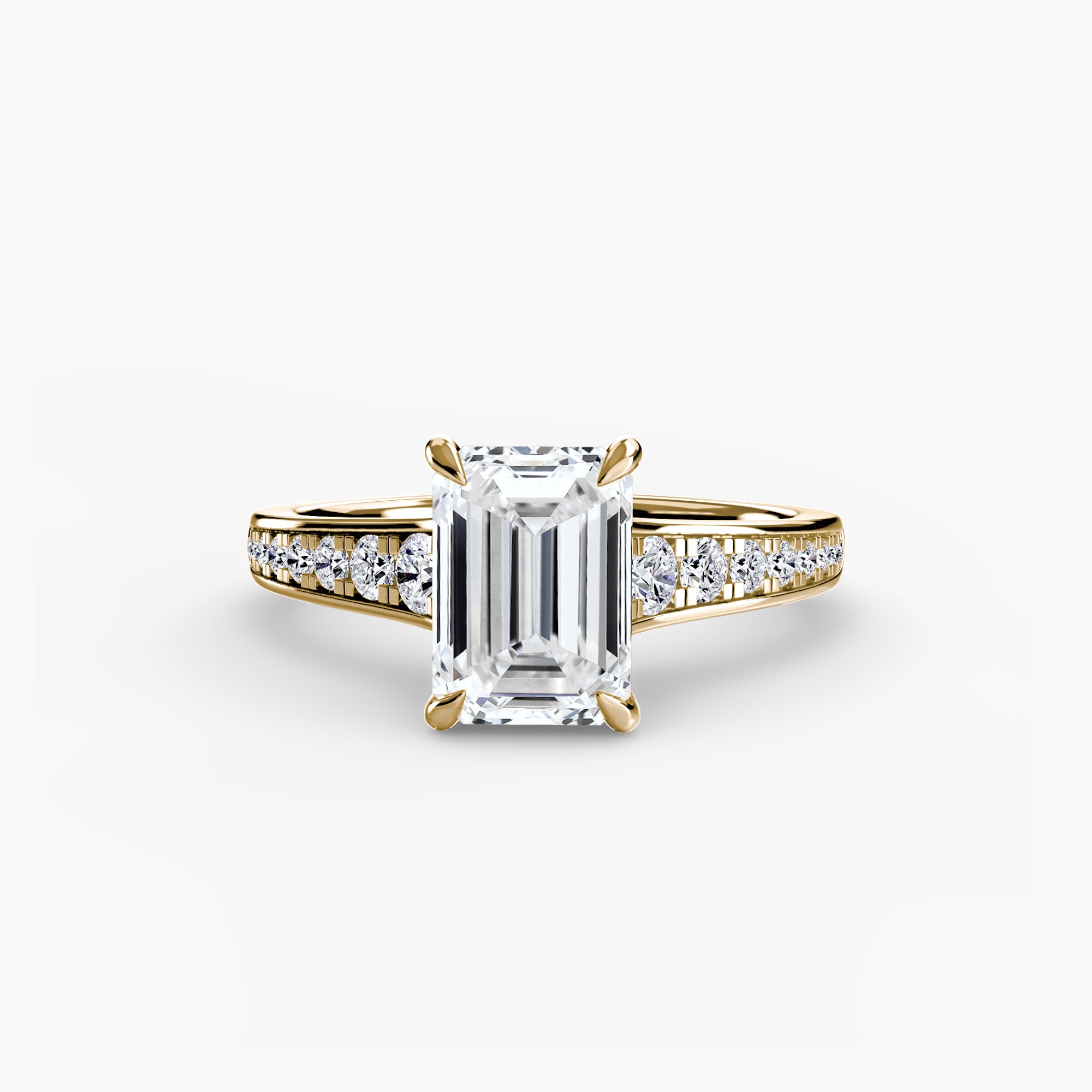 Fine Pavé Solitaire Setting