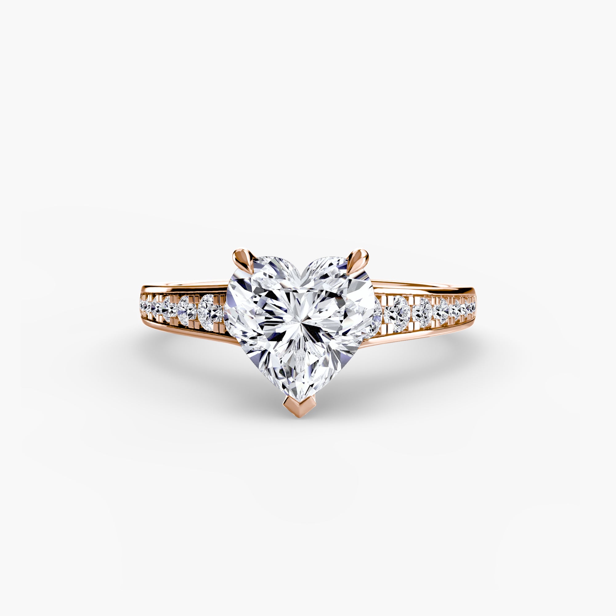 Fine Pavé Solitaire Setting