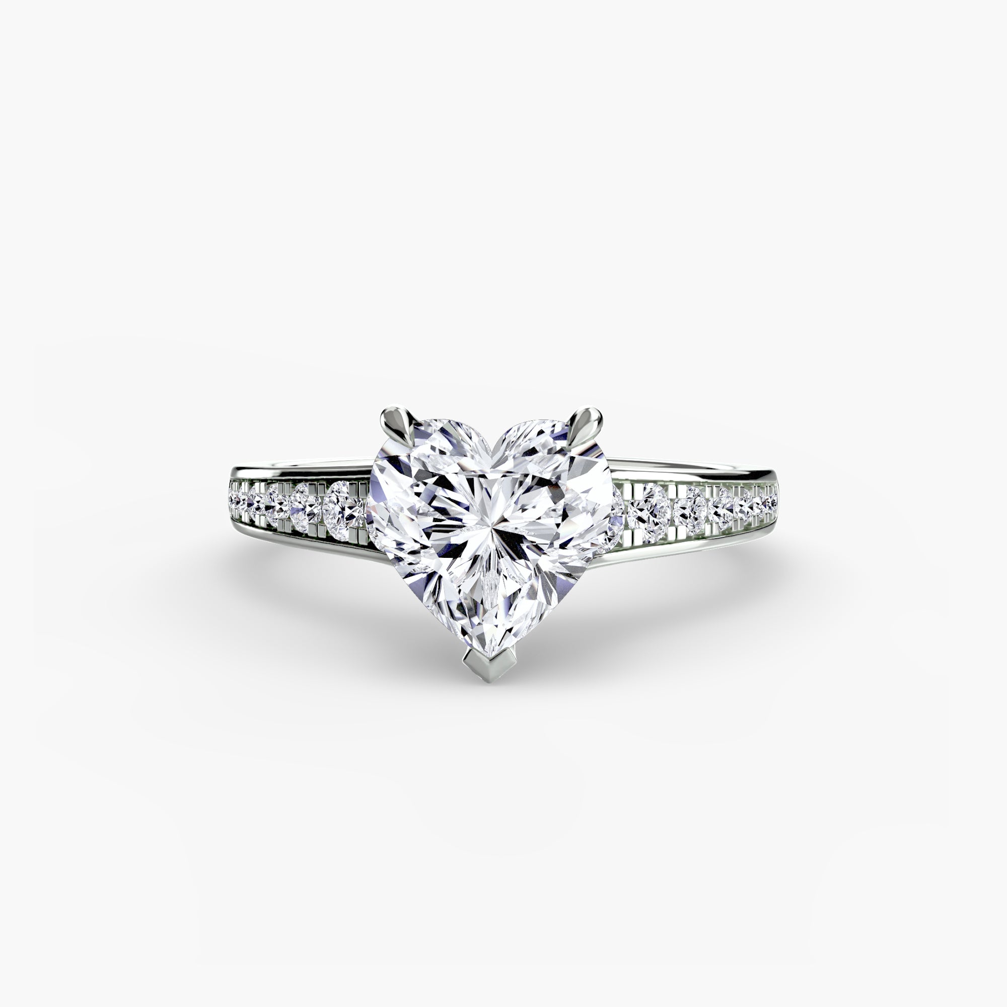 Fine Pavé Solitaire Setting
