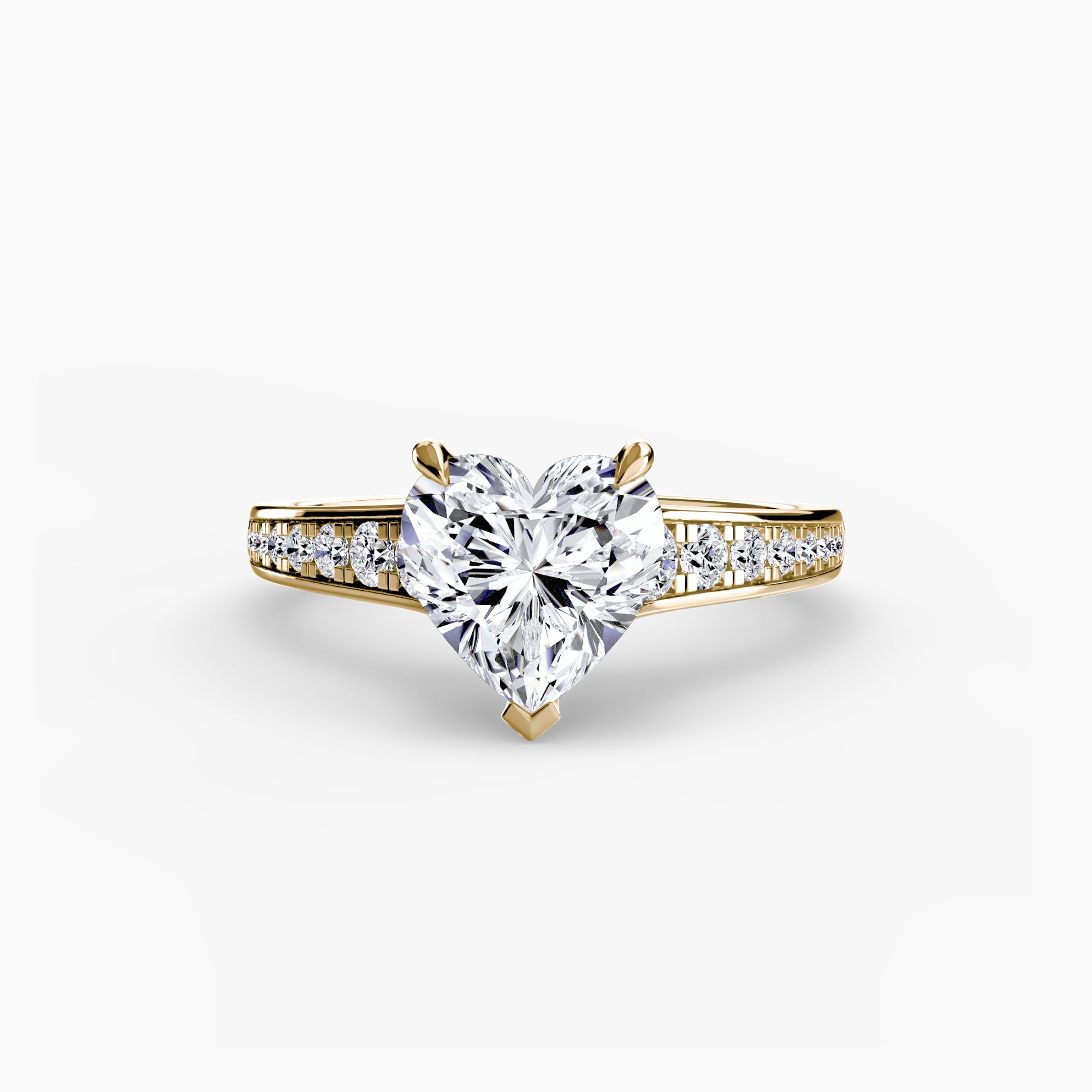 Fine Pavé Solitaire Setting