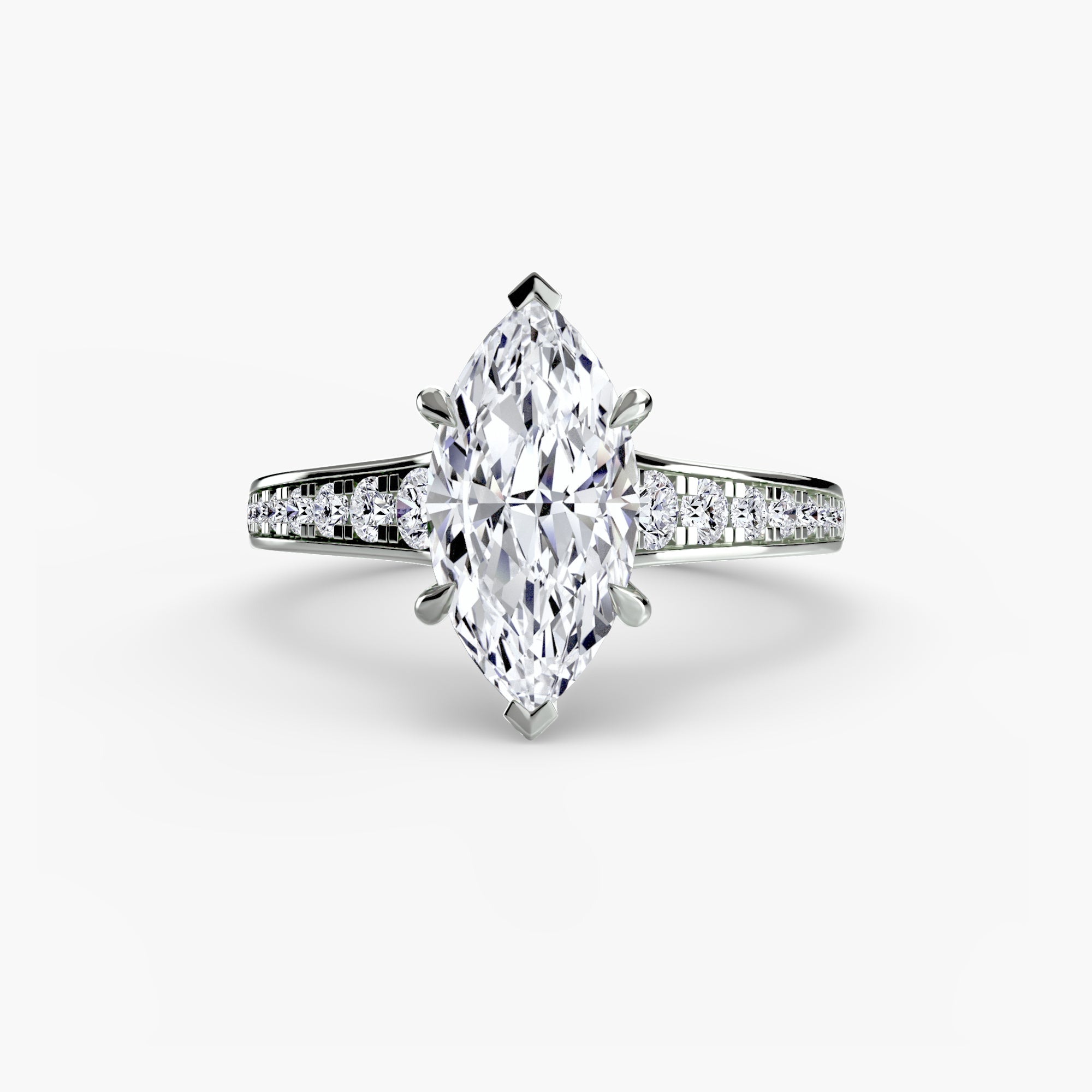 Fine Pavé Solitaire Setting