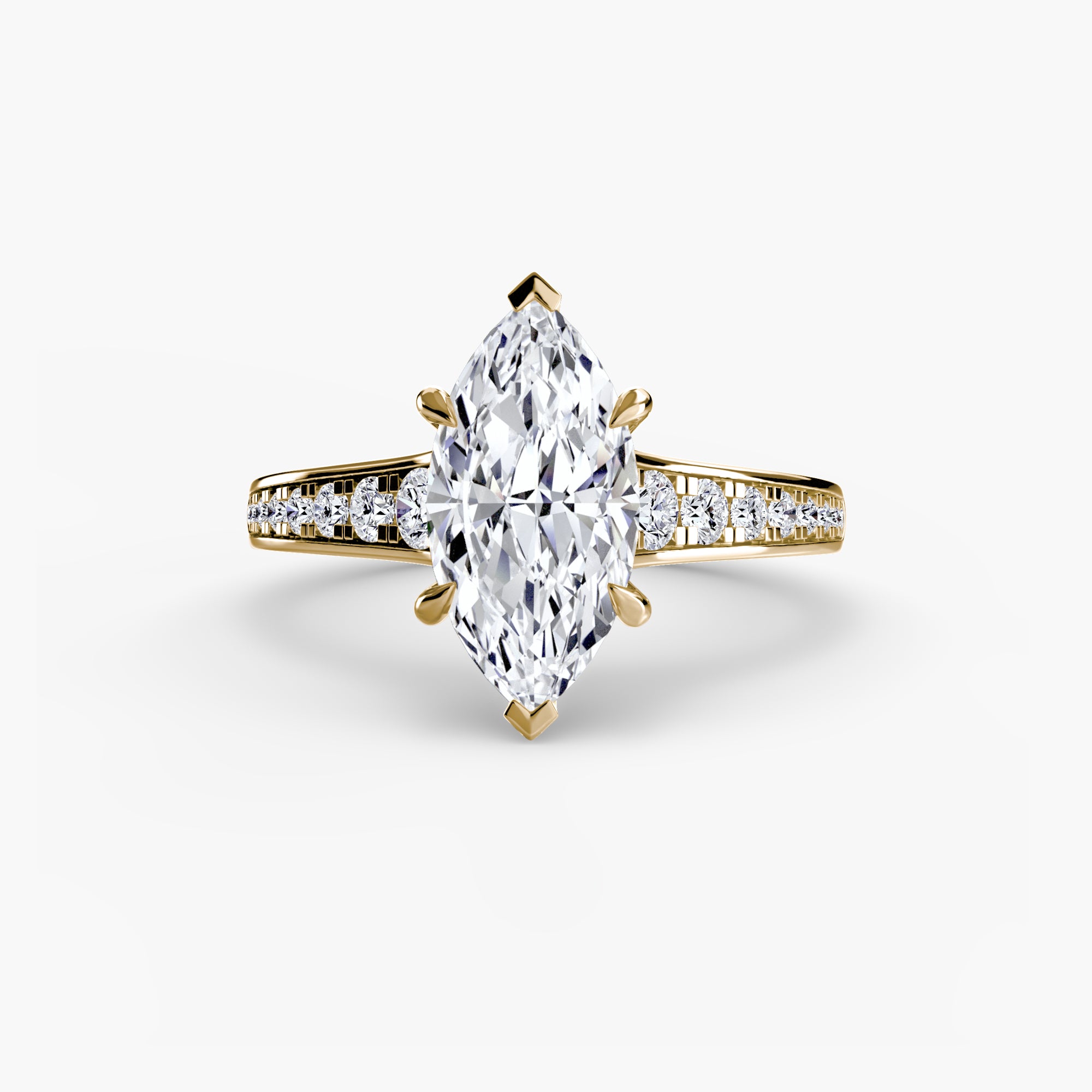 Fine Pavé Solitaire Setting