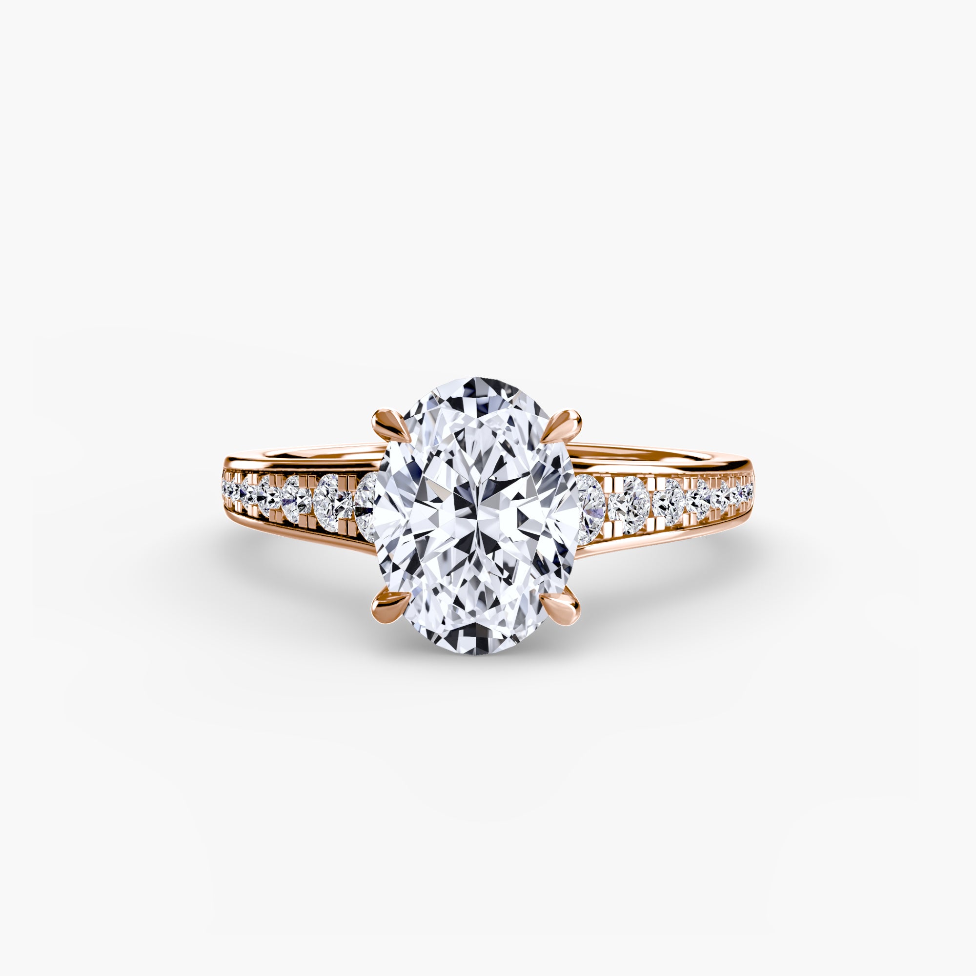 Fine Pavé Solitaire Setting