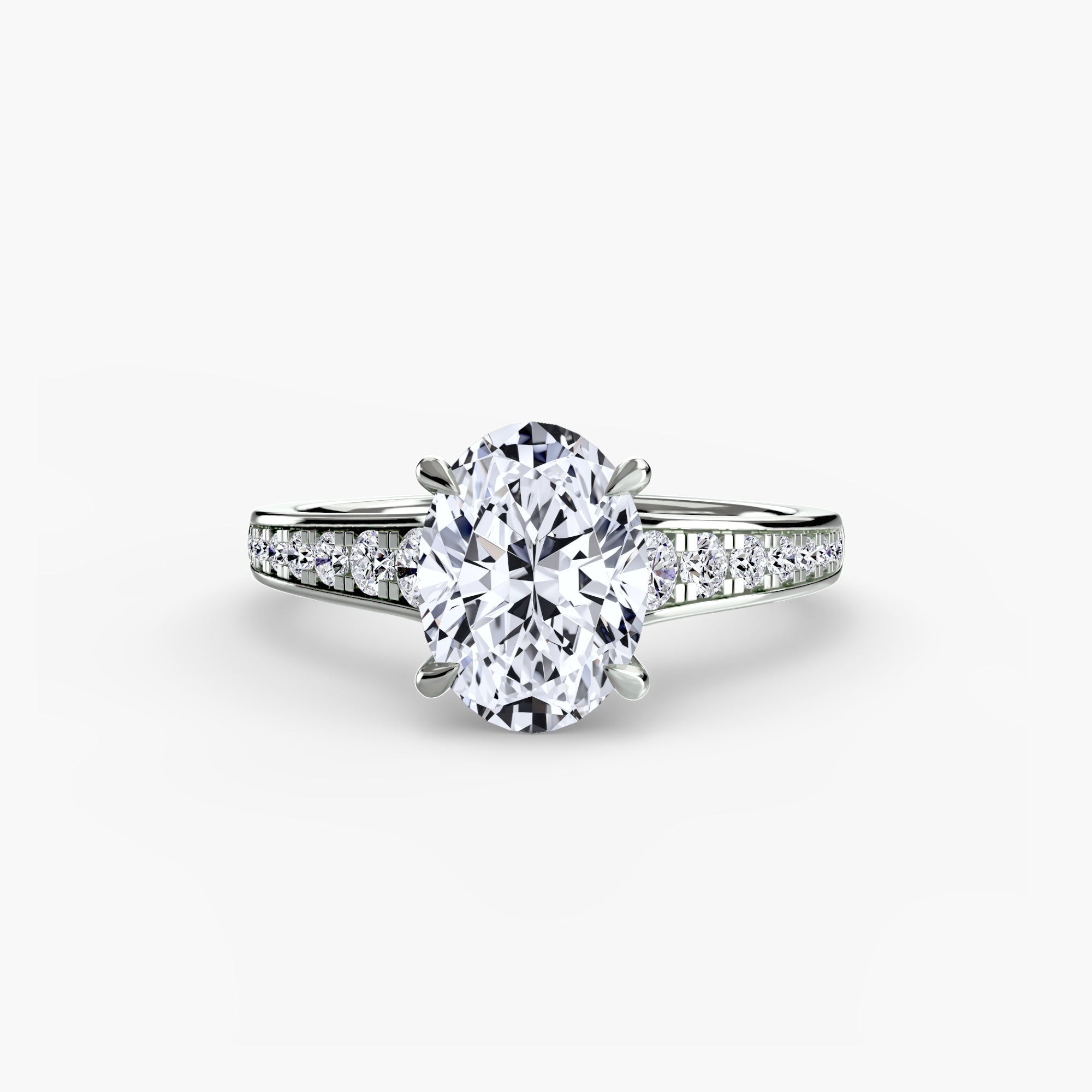 Fine Pavé Solitaire Setting