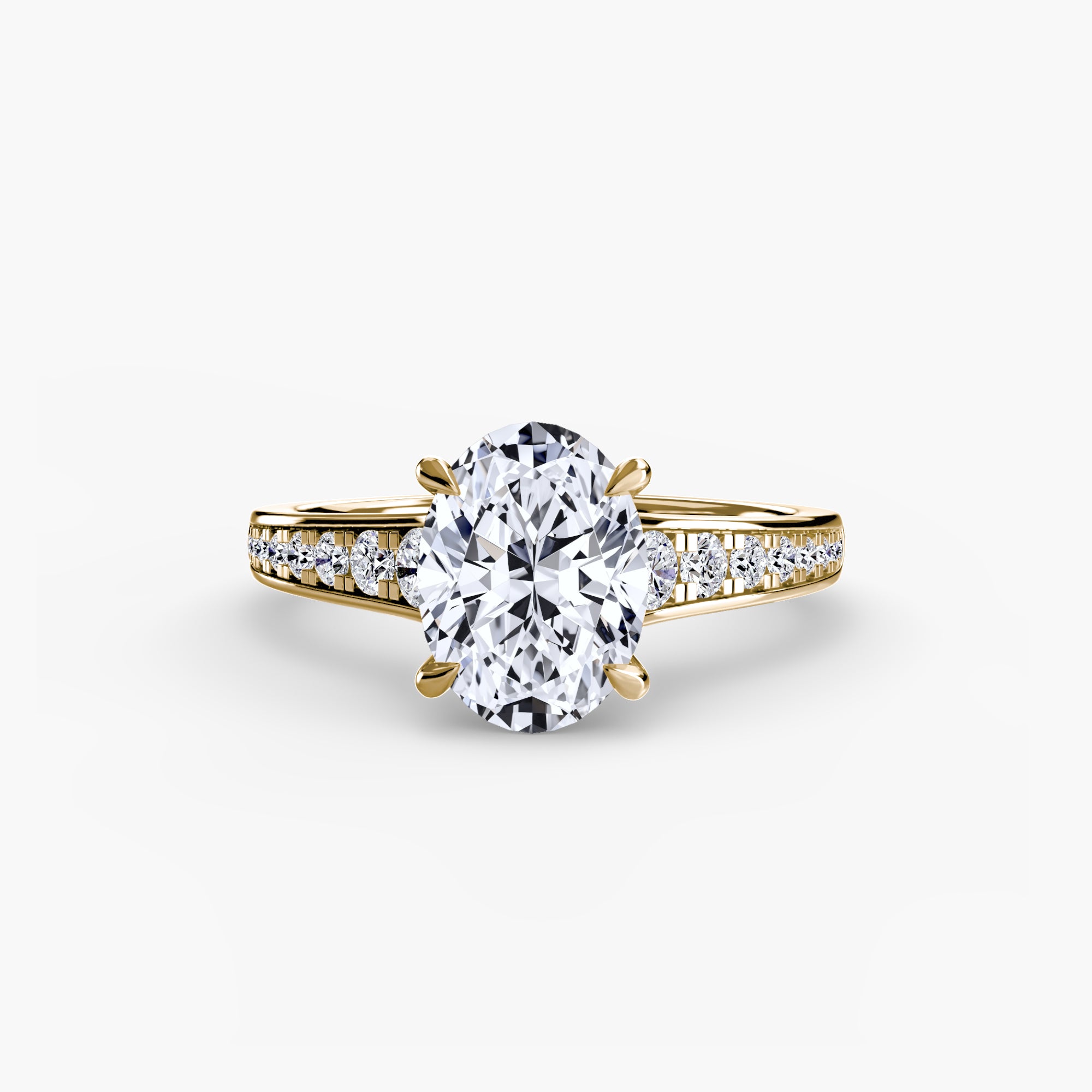 Fine Pavé Solitaire Setting