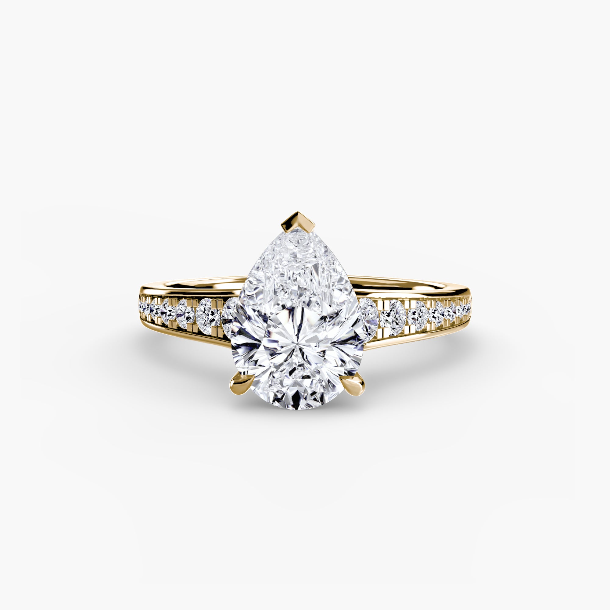 Fine Pavé Solitaire Setting