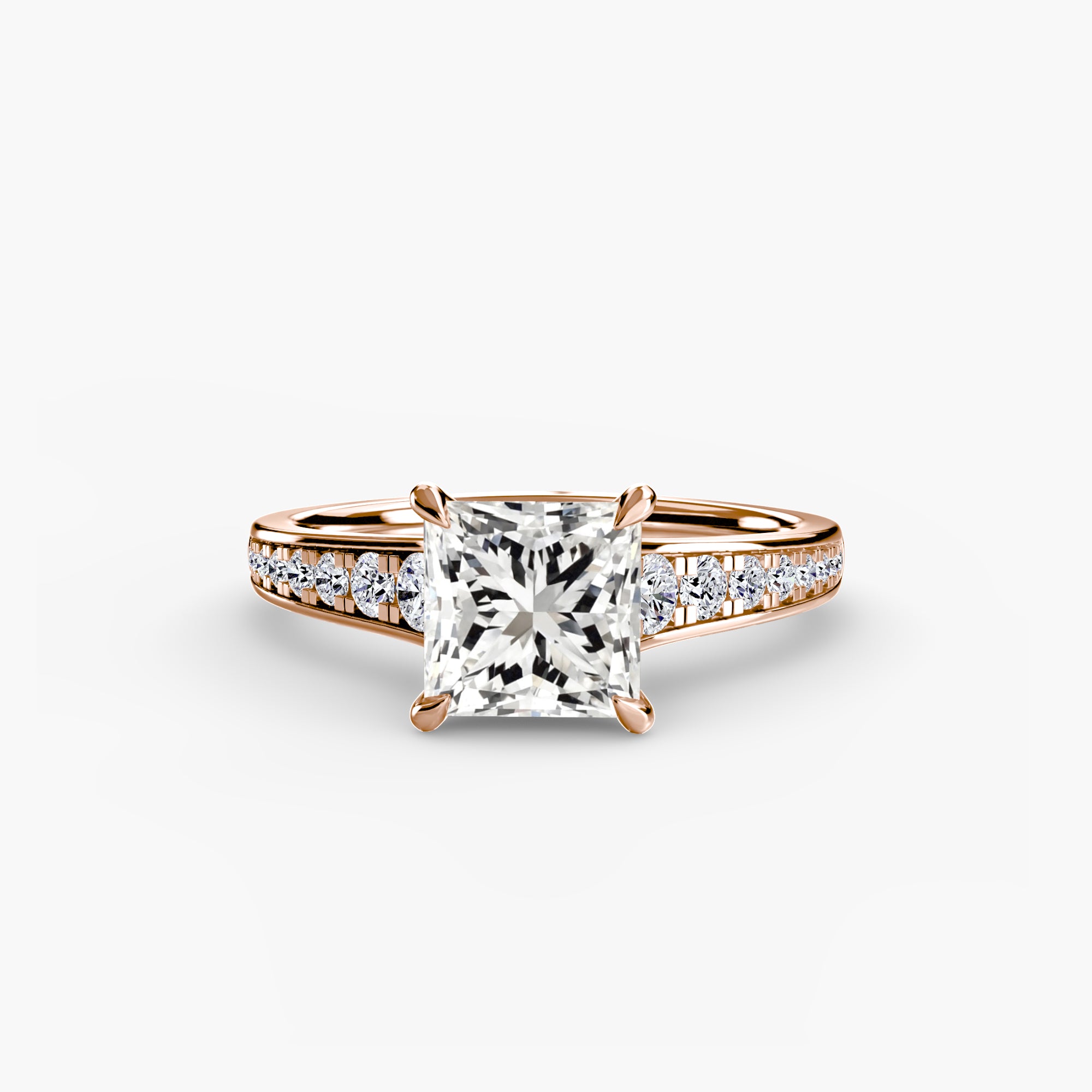 Fine Pavé Solitaire Setting