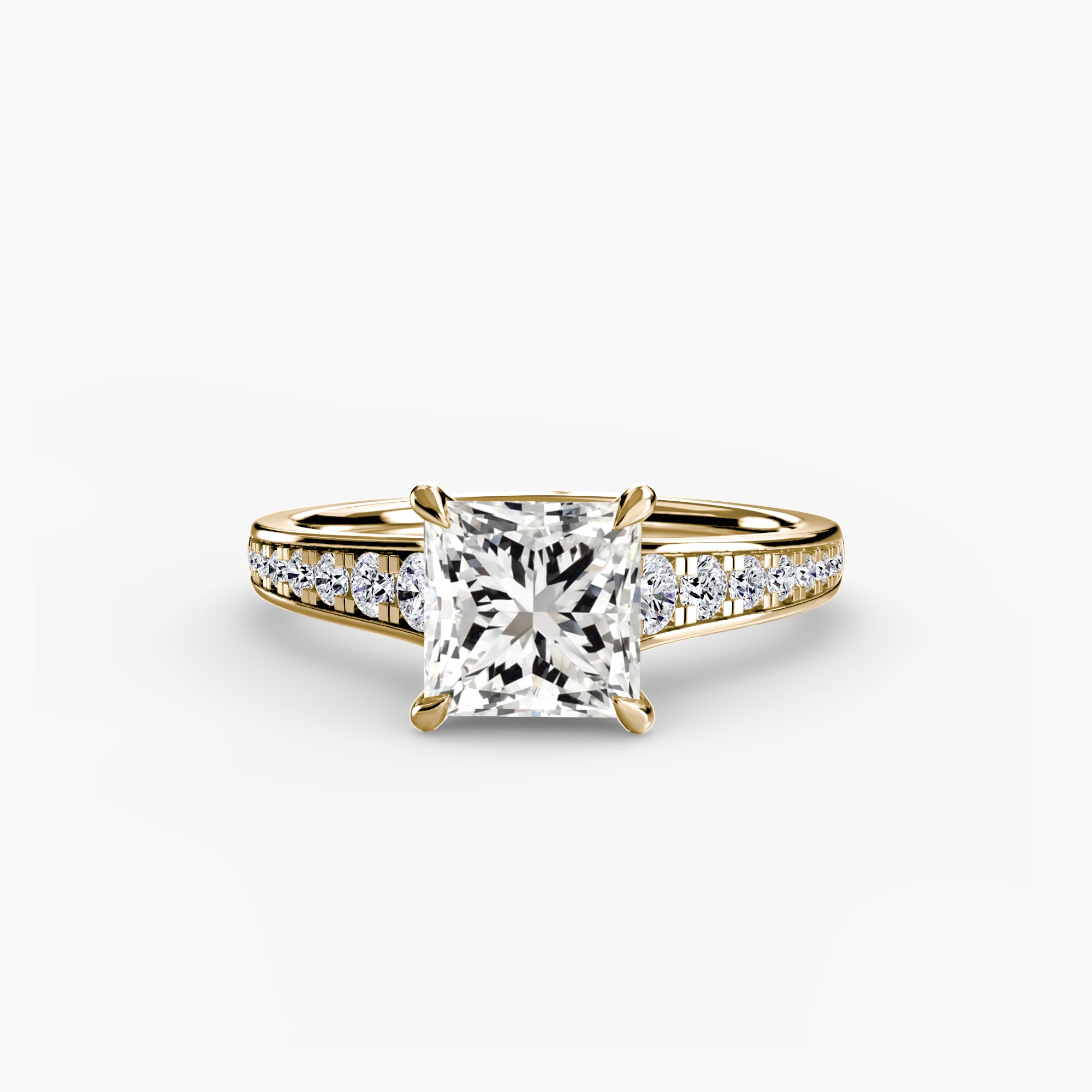 Fine Pavé Solitaire Setting