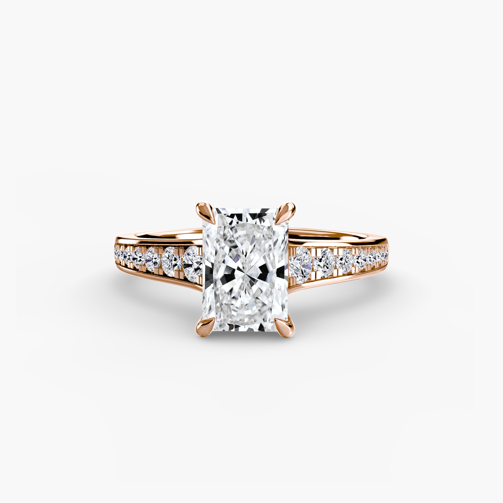 Fine Pavé Solitaire Setting