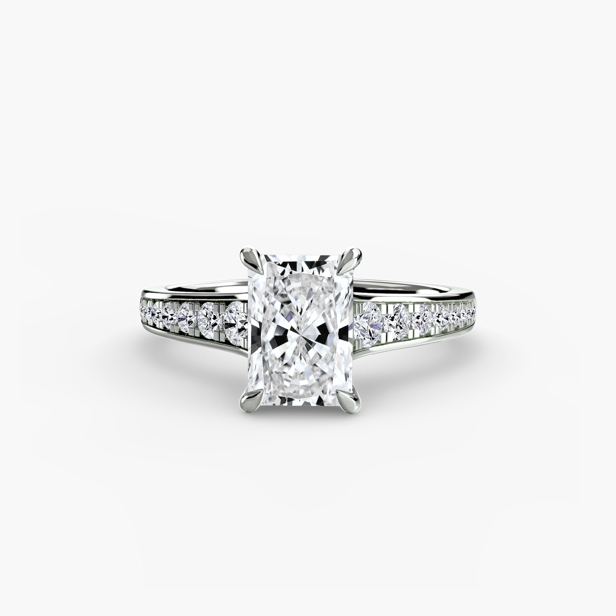 Fine Pavé Solitaire Setting