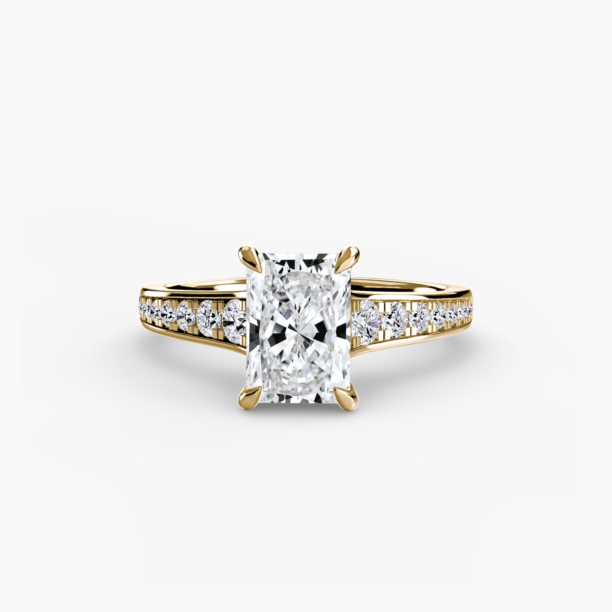 Fine Pavé Solitaire Setting
