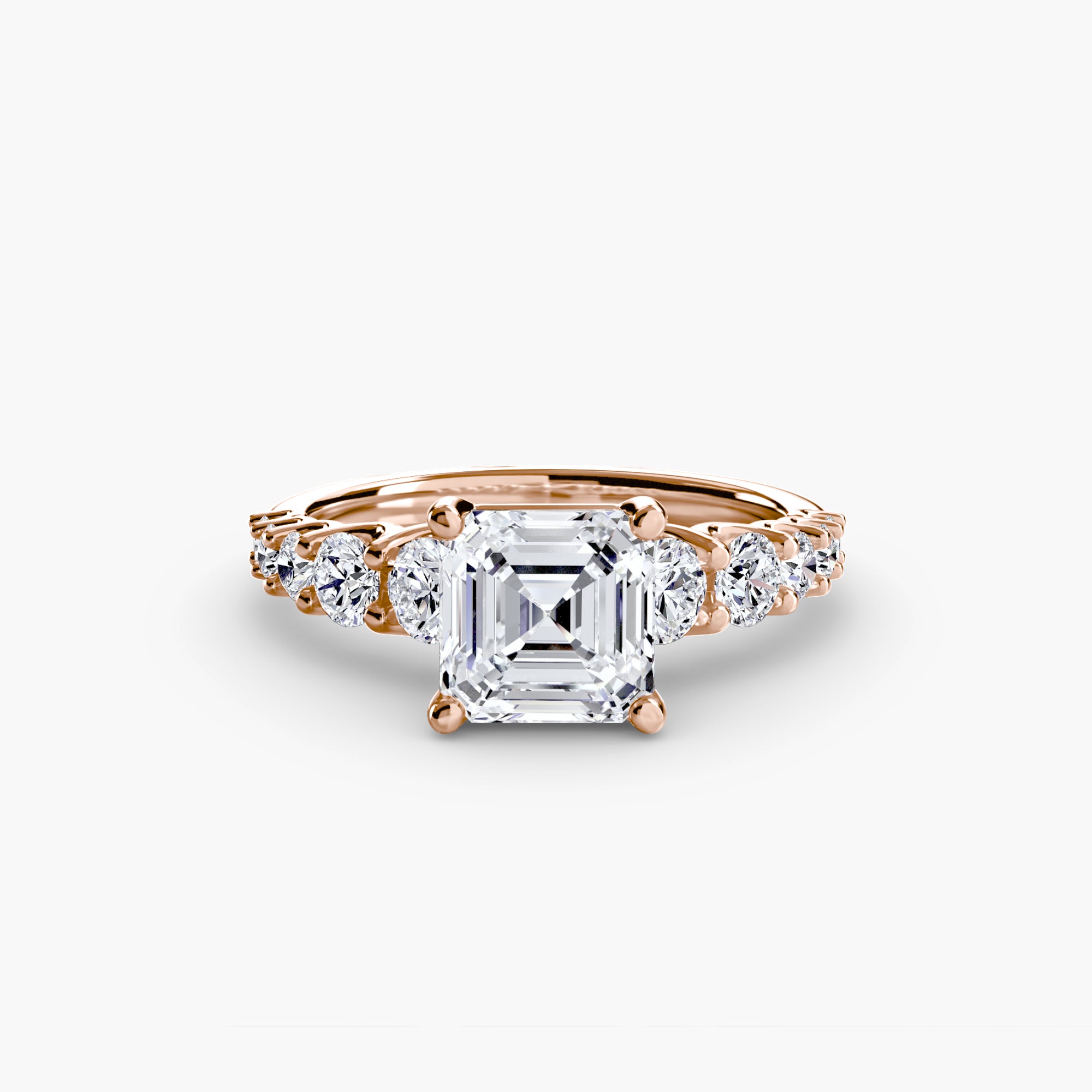 Graduated Accent Solitaire Setting