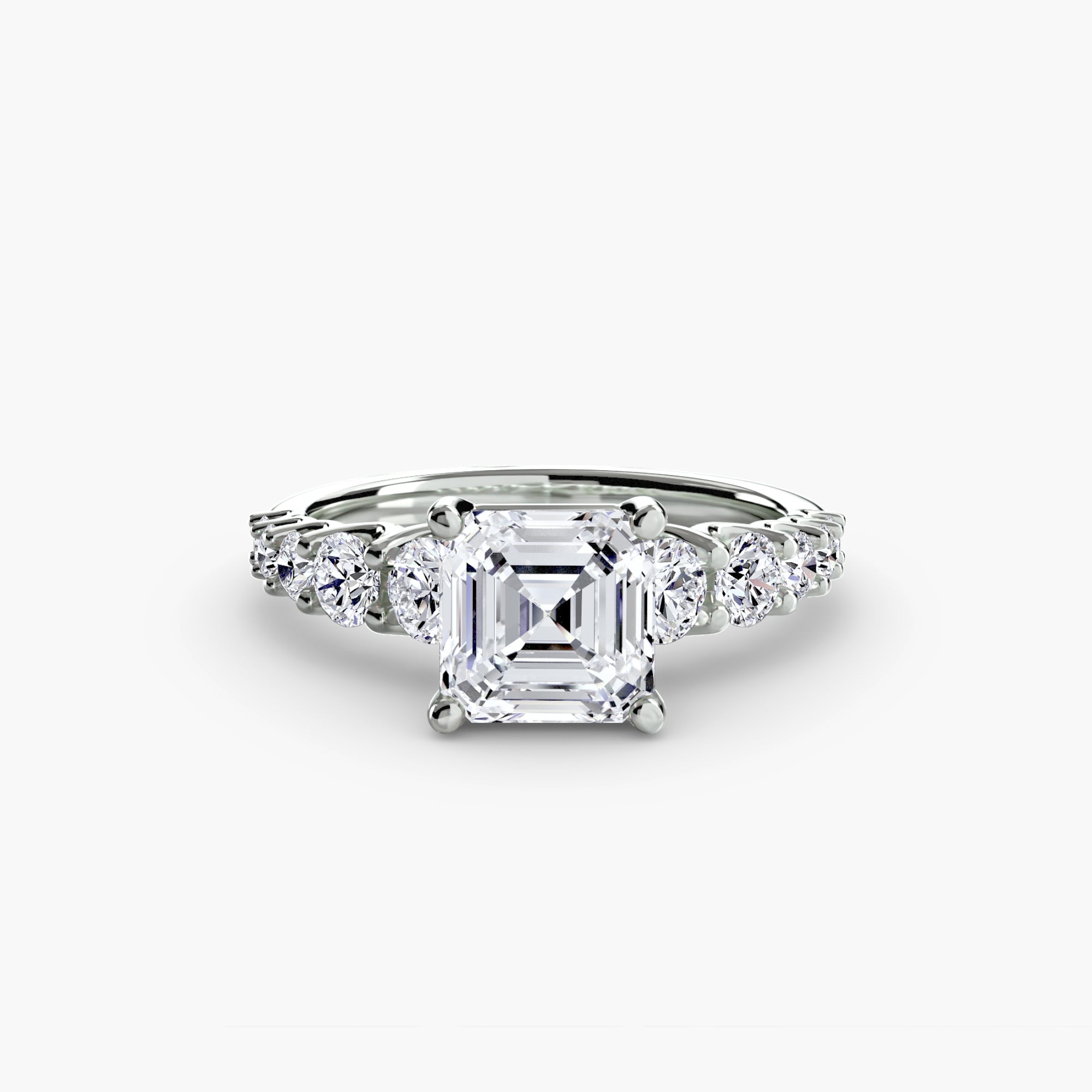 Graduated Accent Solitaire Setting